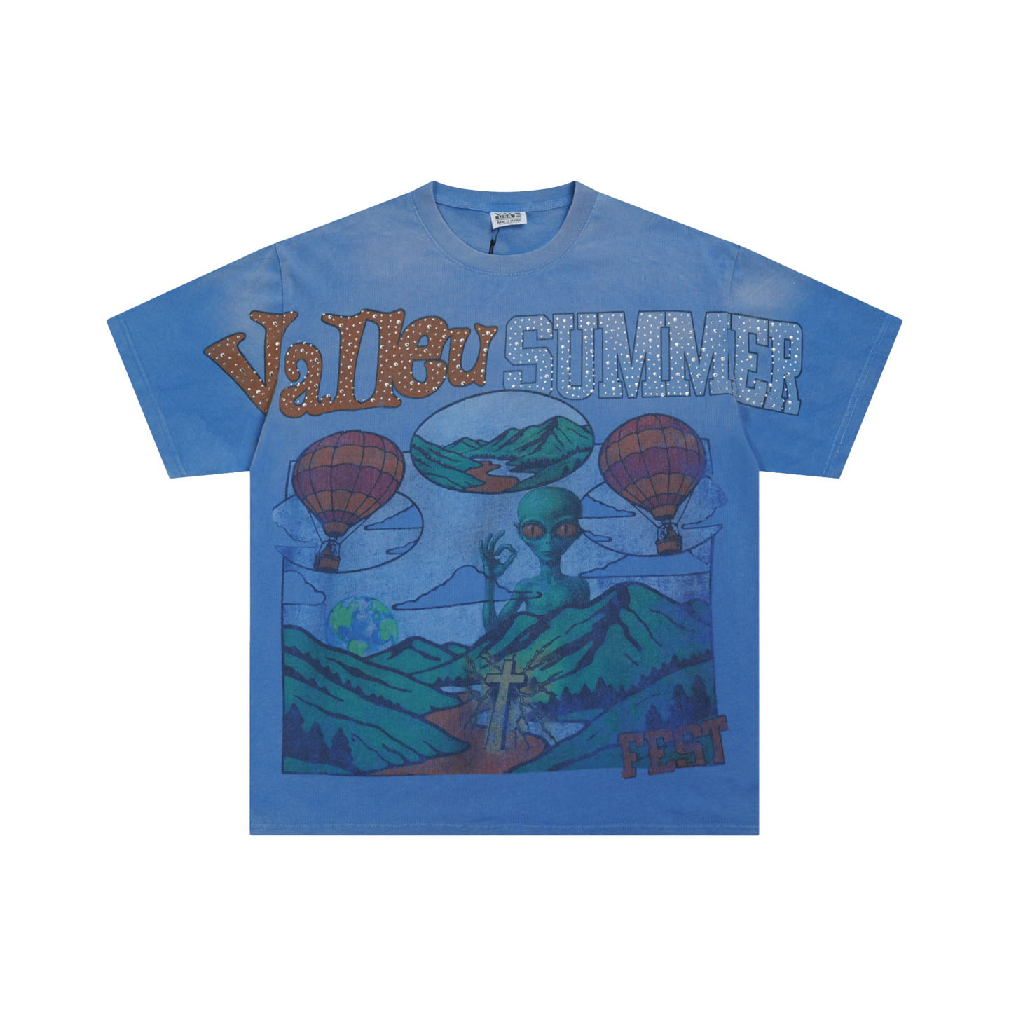 Vale Forever Summer Slam Tee 'Blue' - DesignerGu