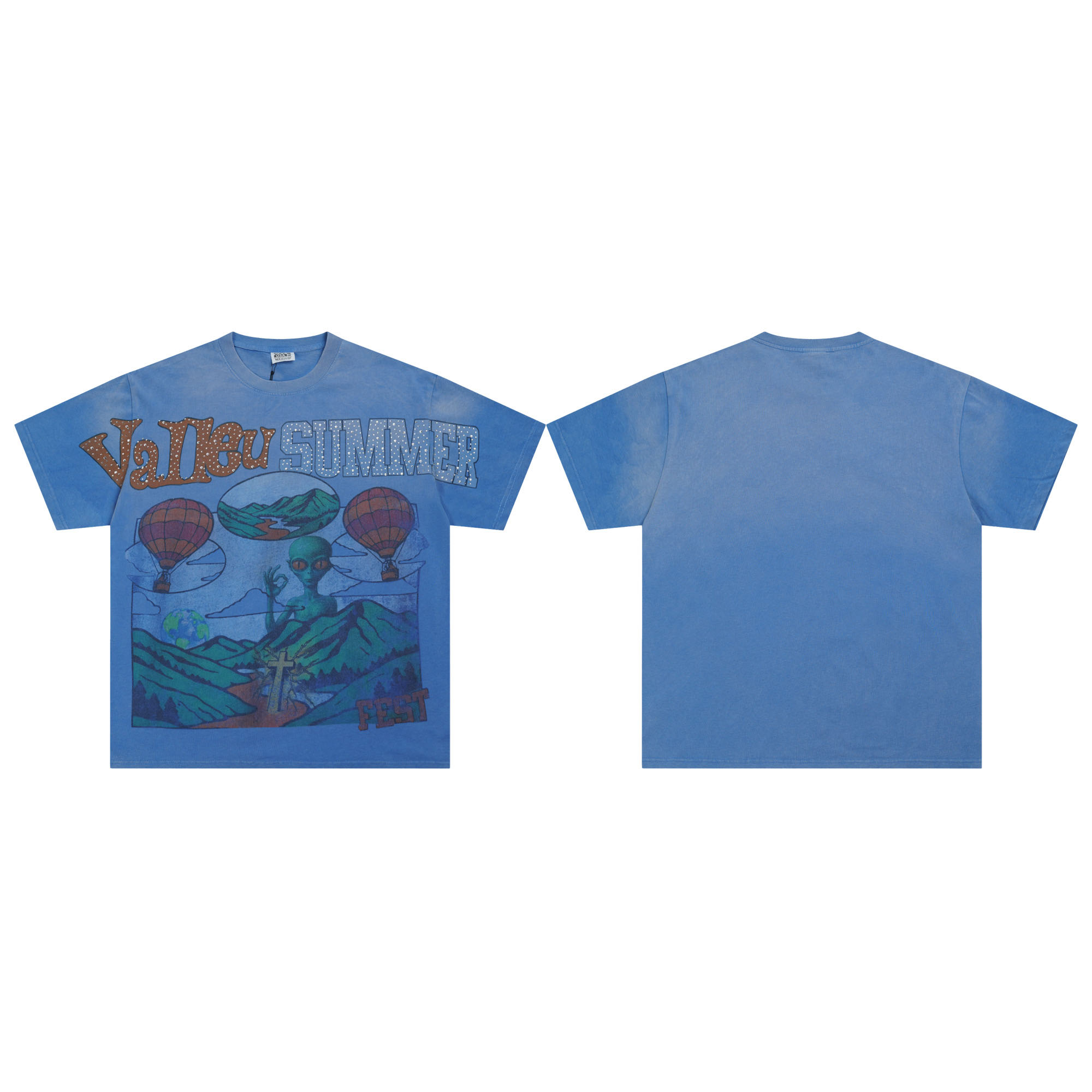 Vale Forever Summer Slam Tee 'Blue' - DesignerGu
