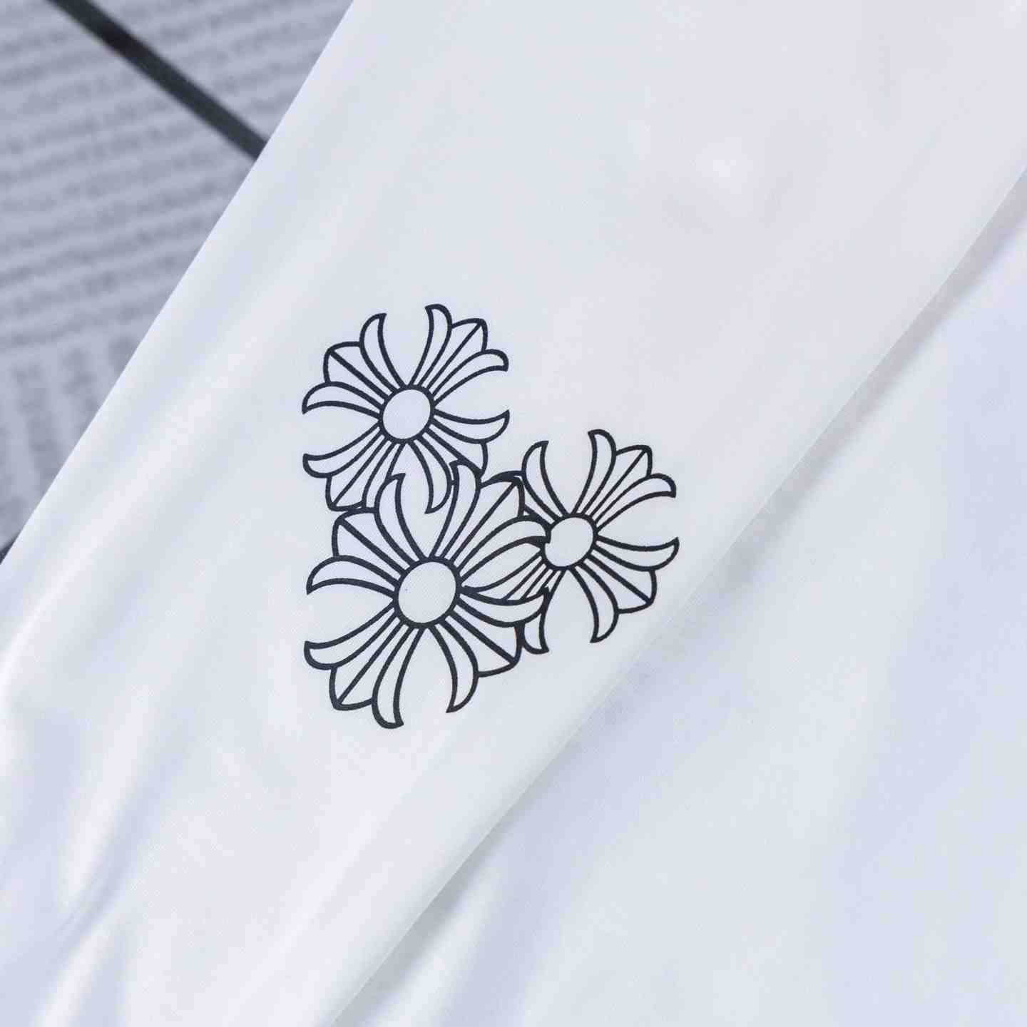 Chrome Hearts Cross Logo  Long Sleeve T-Shirt 'White' - DesignerGu