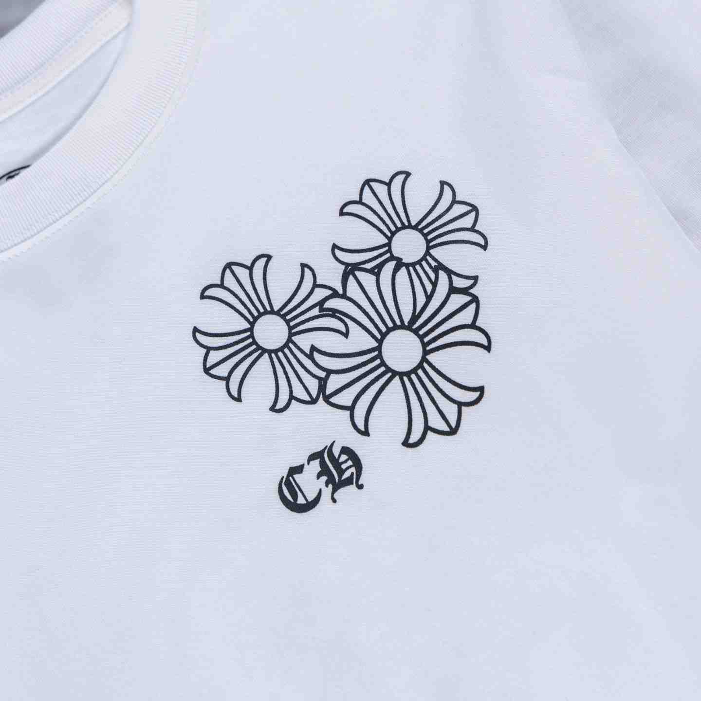 Chrome Hearts Cross Logo  Long Sleeve T-Shirt 'White' - DesignerGu