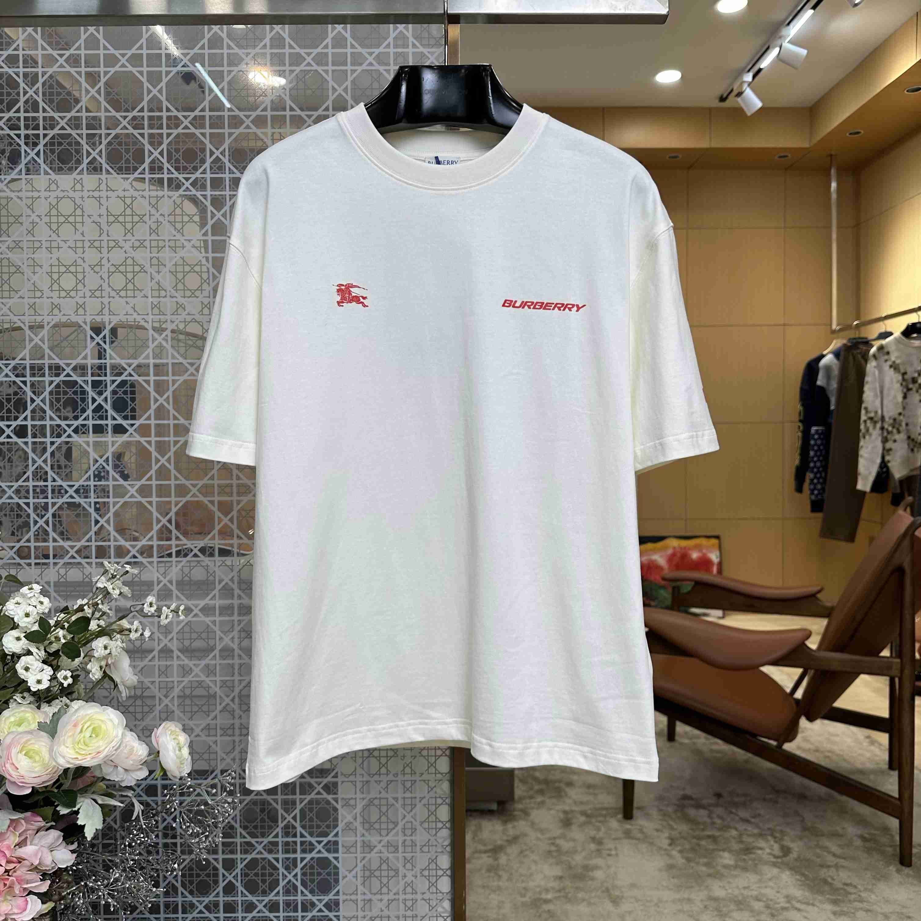 Burberry London Map Cotton T-shirt - DesignerGu