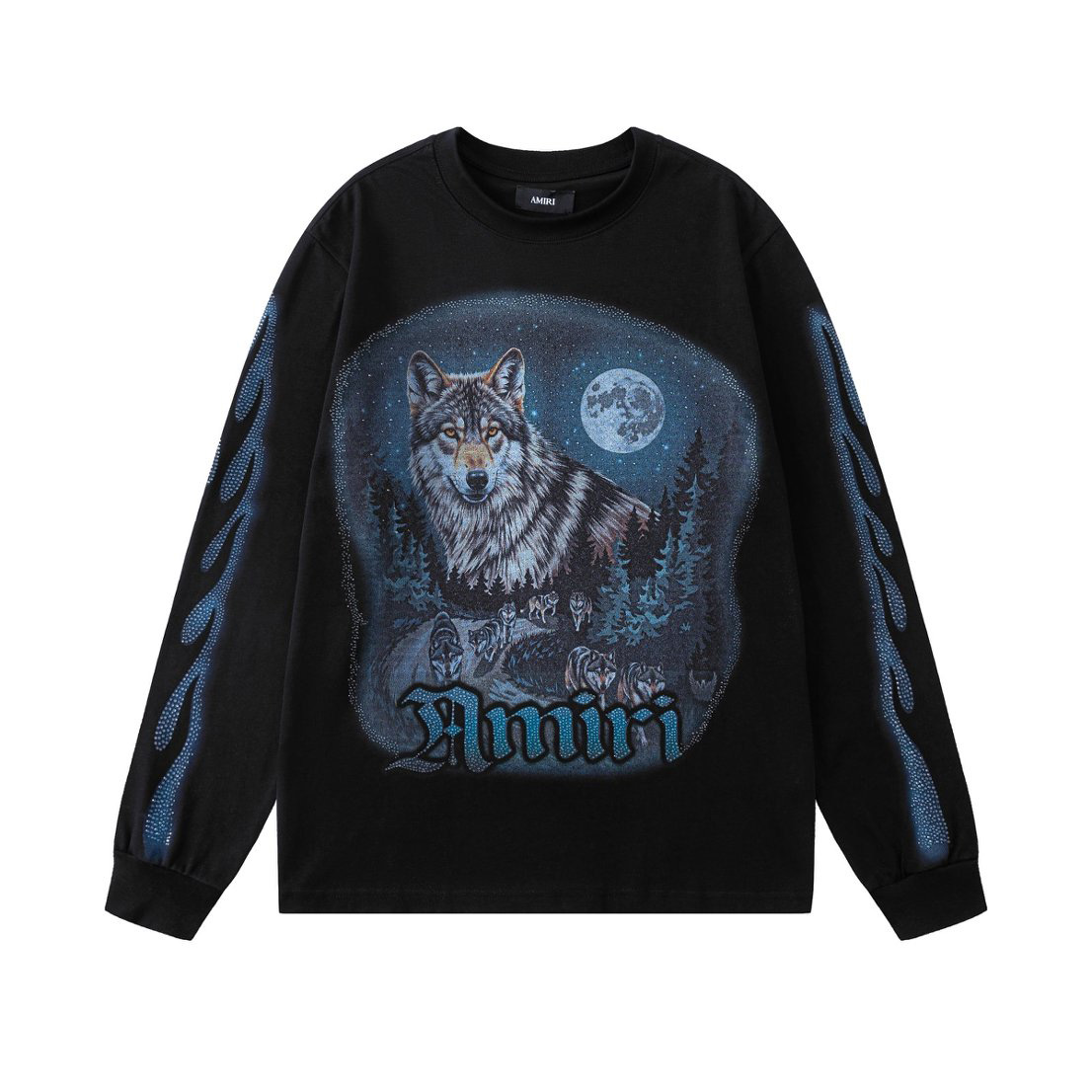 Amiri Crystal Embellished T-shirt - DesignerGu