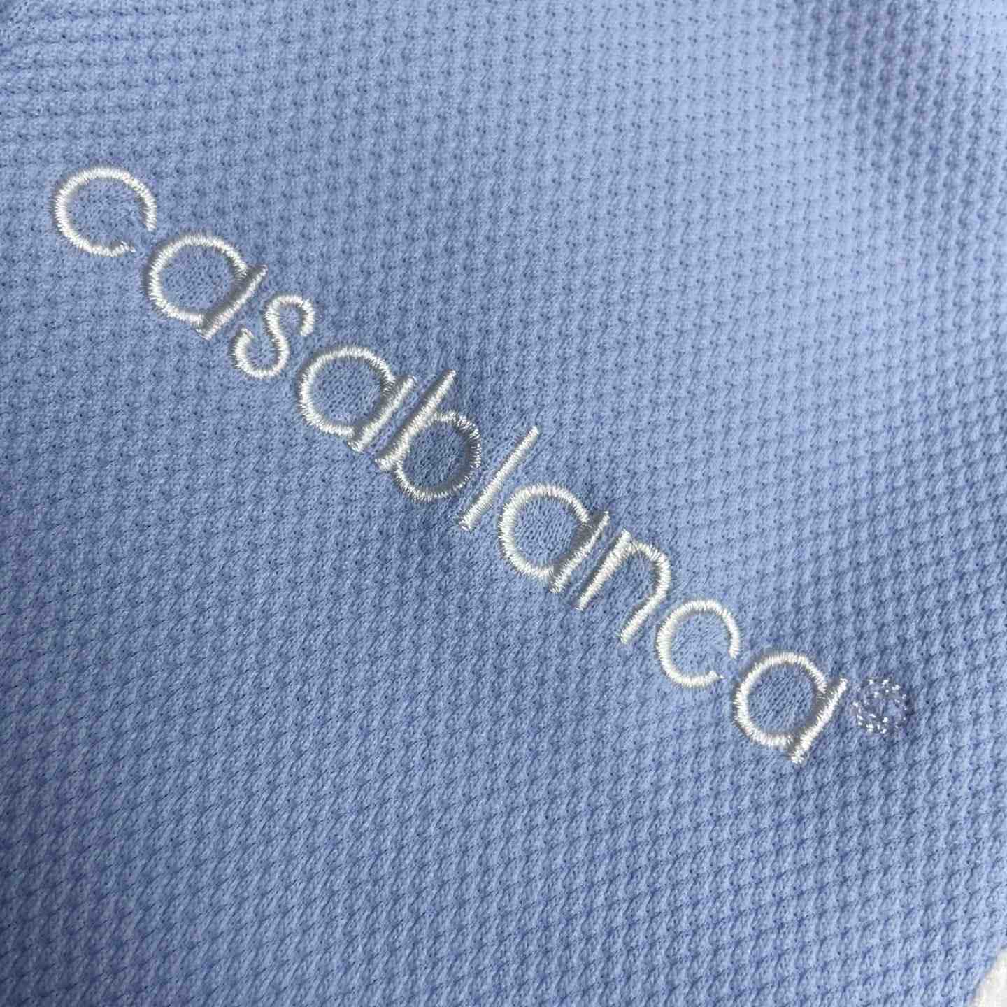 Casablanca Pale Blue Pique Track Pants C1178 - DesignerGu