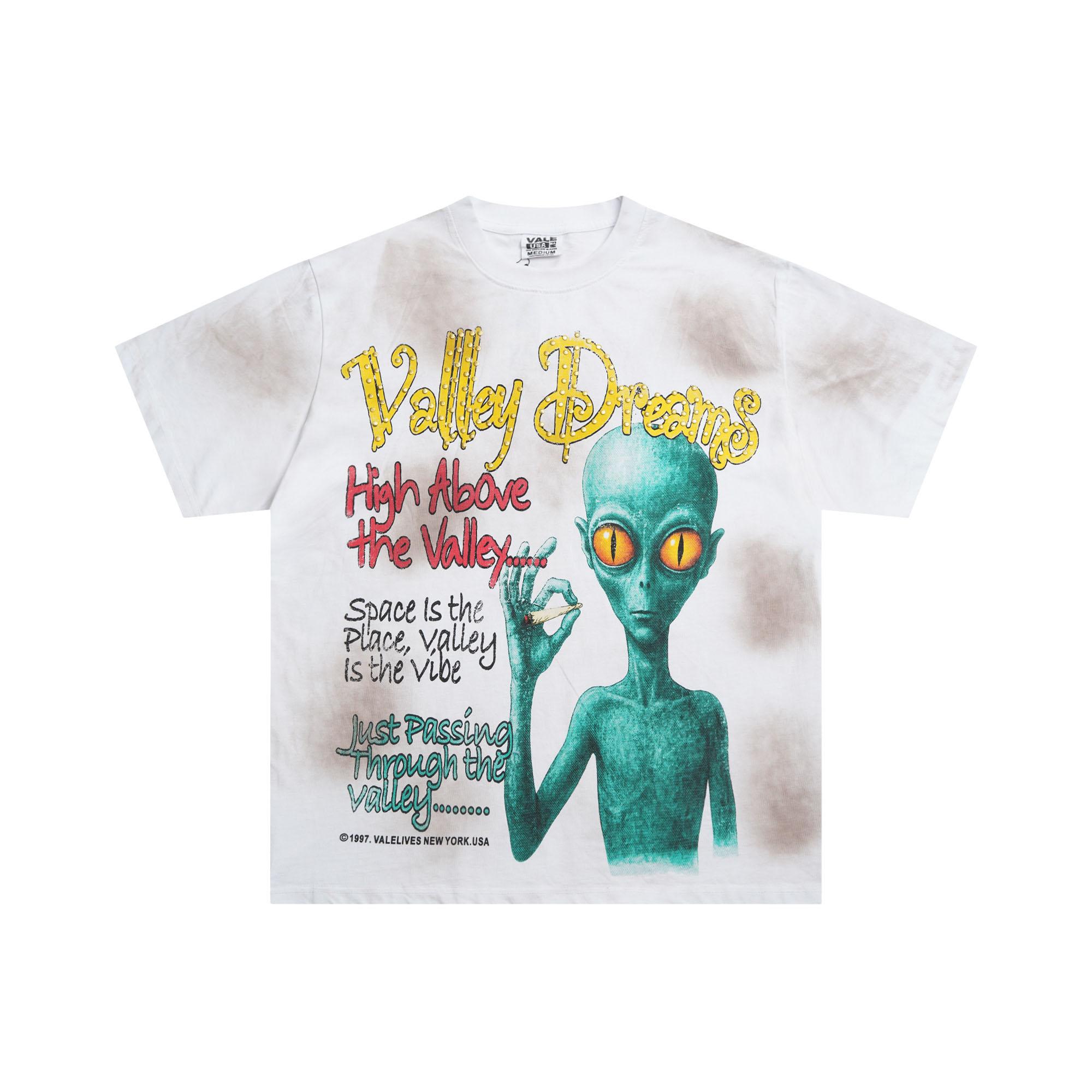 Vale Forever Area 14 Bling Tee 'Vintage/White' - DesignerGu
