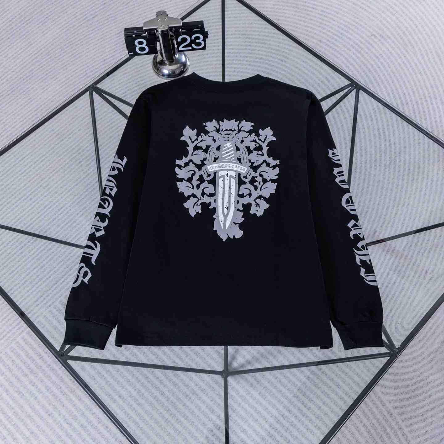 Chrome Hearts Dagger  Long Sleeve Tee 'Black' - DesignerGu