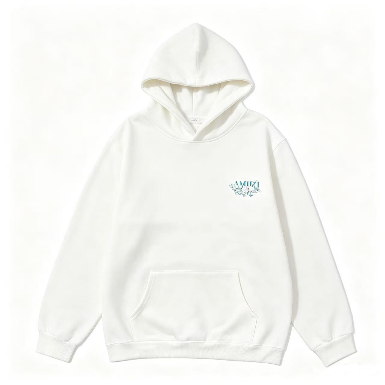 Amiri Floral Hoodie  'White' - DesignerGu