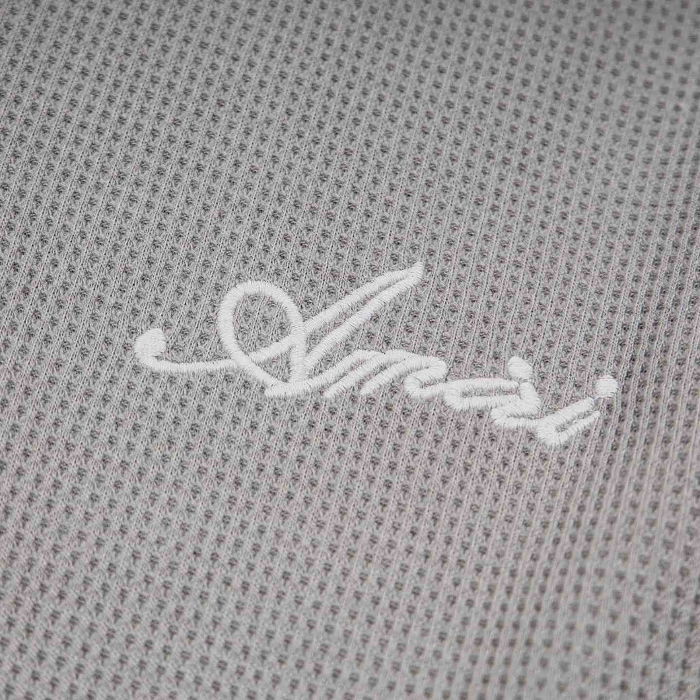 Amiri Bones Logo Embroidered Waffle Knit Cotton T-Shirt - DesignerGu