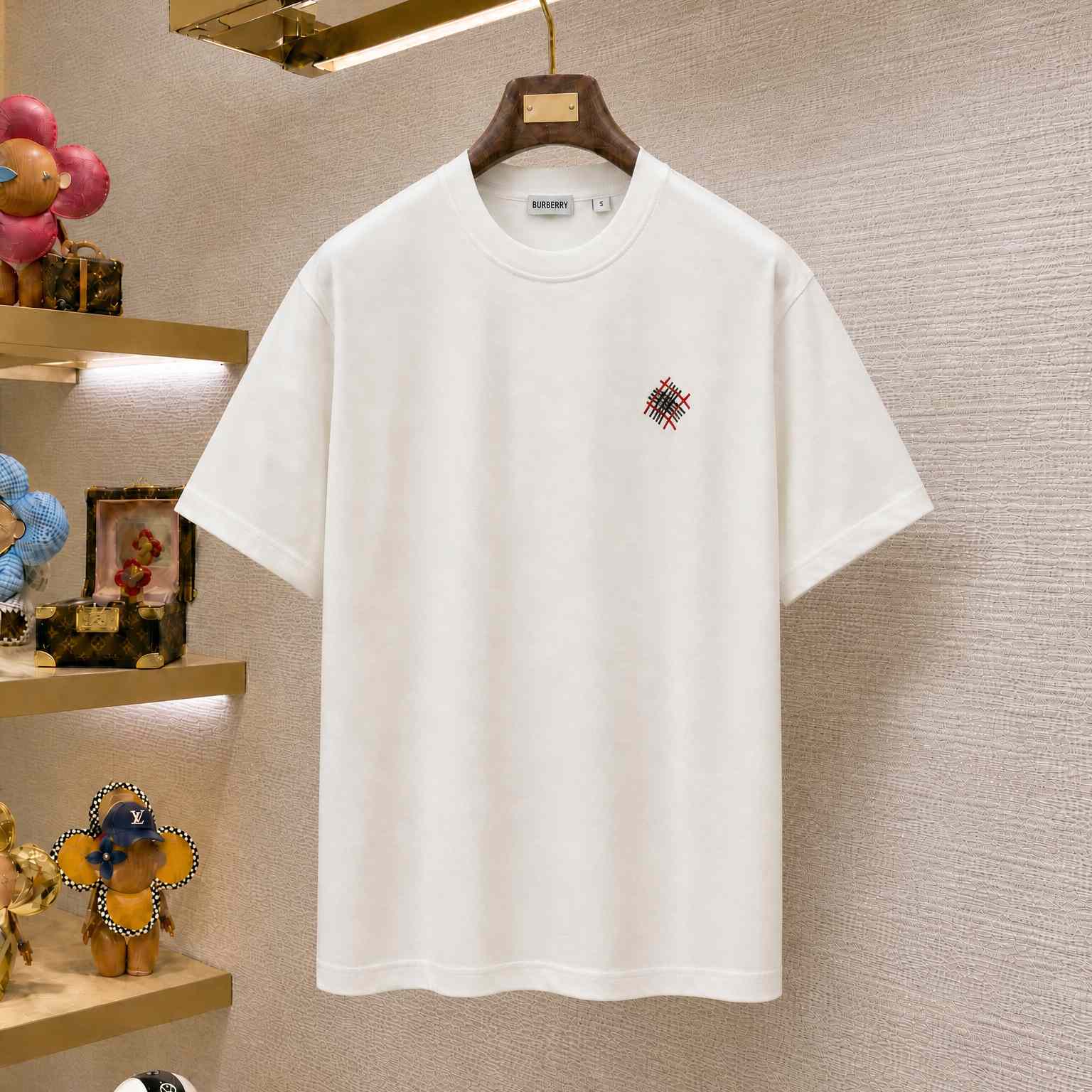 Burberry Logo Cotton T-shirt - DesignerGu