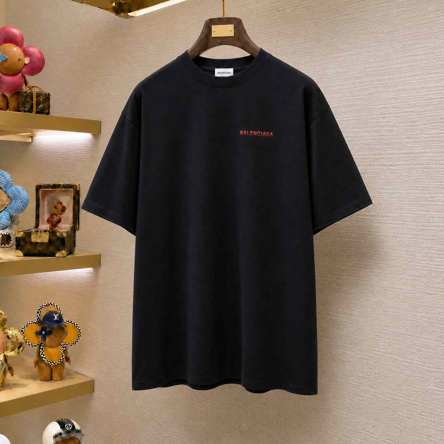 Balenciaga Balenciaga Back Gradient Oversized T-shirt in Black - DesignerGu