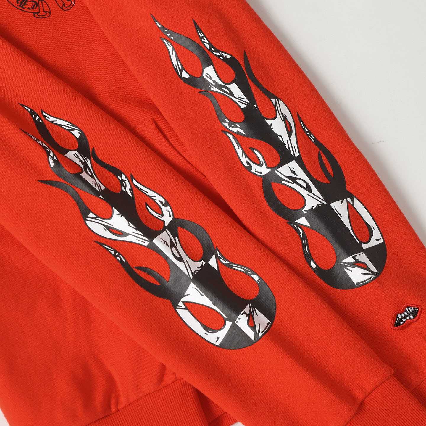 Chrome Hearts Matty Boy Red Chomper Hoodie - DesignerGu