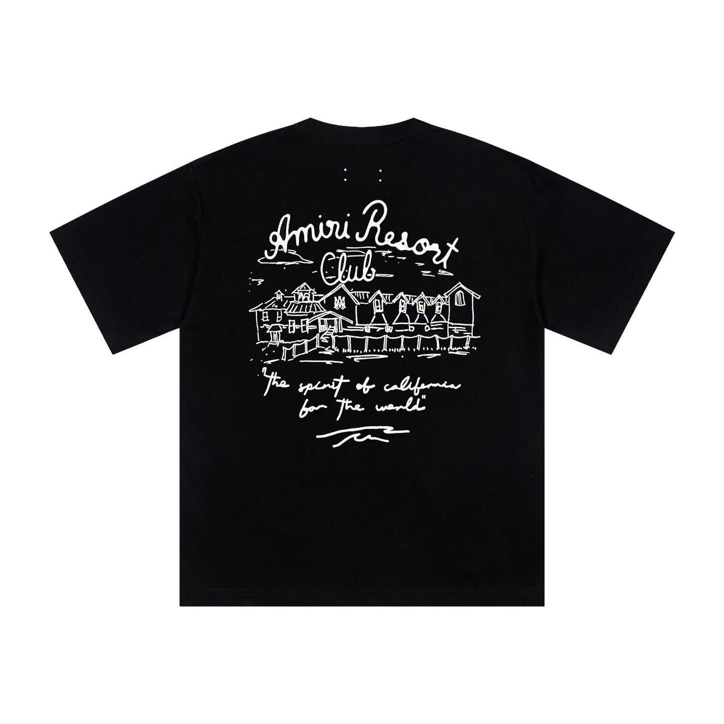 Amiri Spirit Logo T-Shirt - DesignerGu