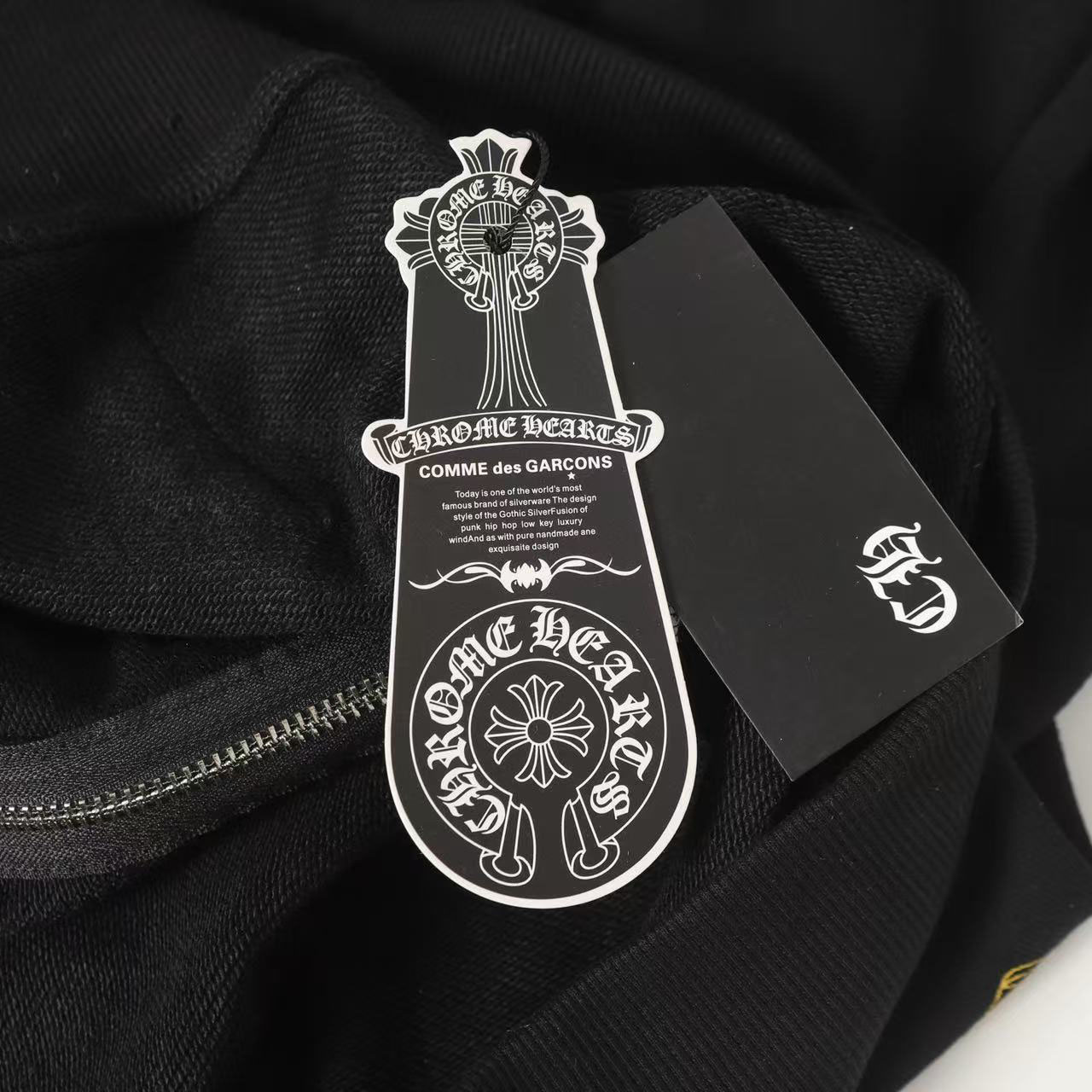 Chrome Hearts Hong Kong Exclusive Scroll Label Pullover Hoodie - DesignerGu