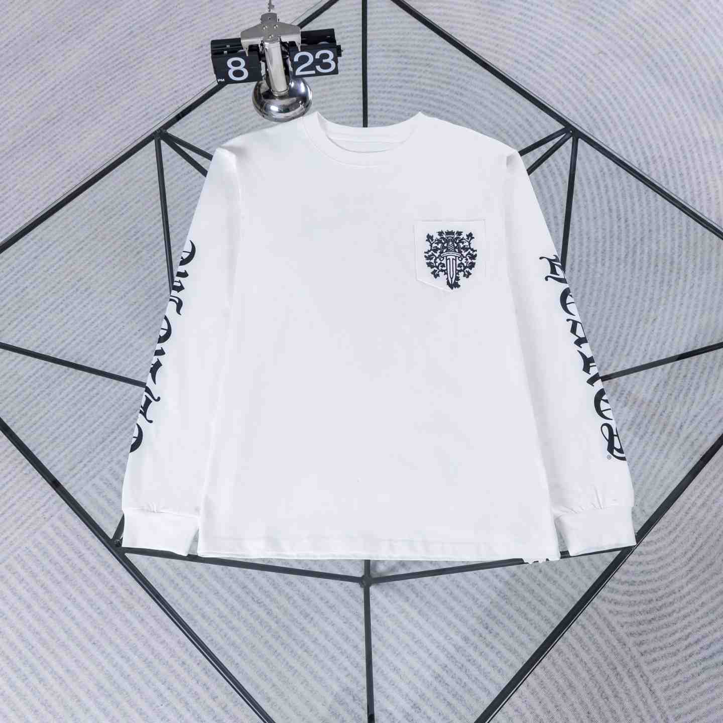 Chrome Hearts Dagger  Long Sleeve Tee 'White' - DesignerGu