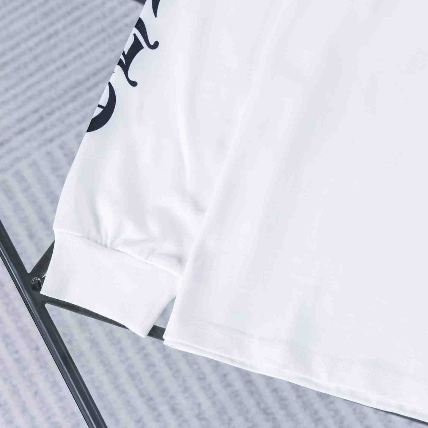Chrome Hearts Dagger  Long Sleeve Tee 'White' - DesignerGu