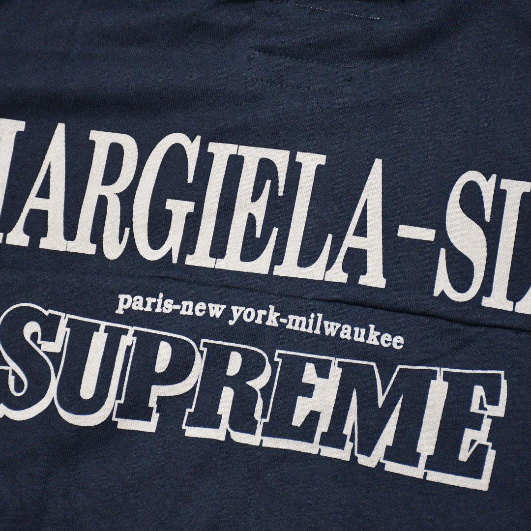 Supreme x MM6 Maison Margiela Eagle Zip Up Hooded Sweatshirt 'Black' - DesignerGu