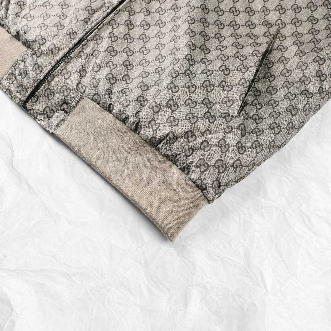 Gucci Reversible Cotton Canvas Zip Jacket - DesignerGu