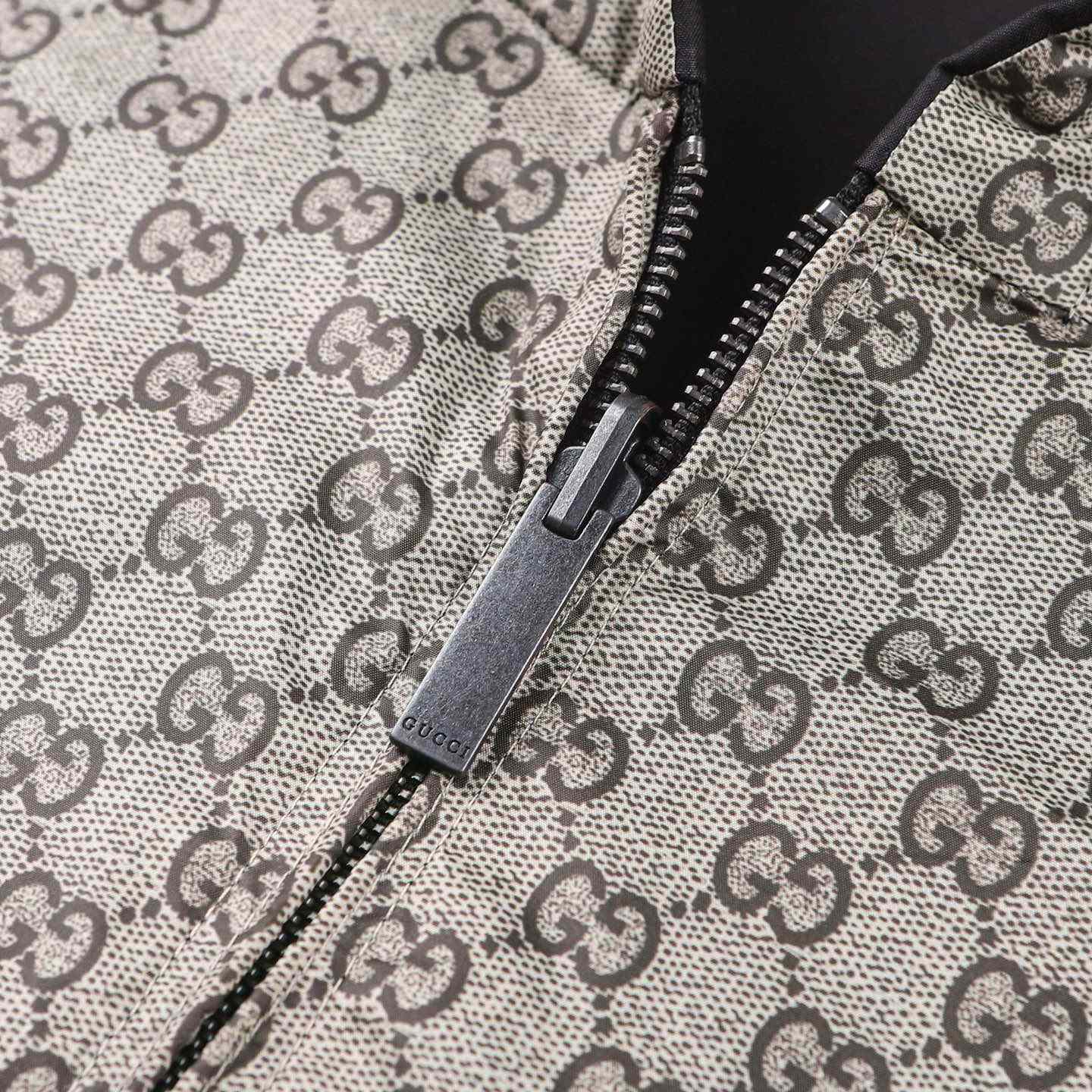 Gucci Reversible Cotton Canvas Zip Jacket - DesignerGu