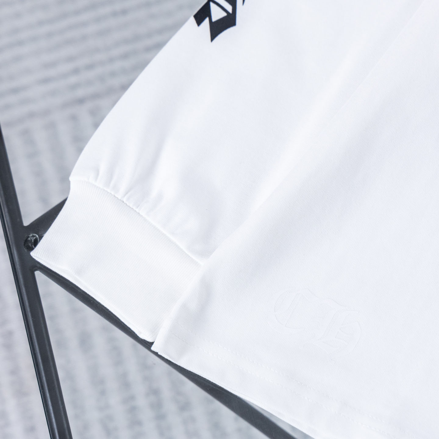 Chrome Hearts Cemetery Long Sleeve T-Shirt  'White' - DesignerGu