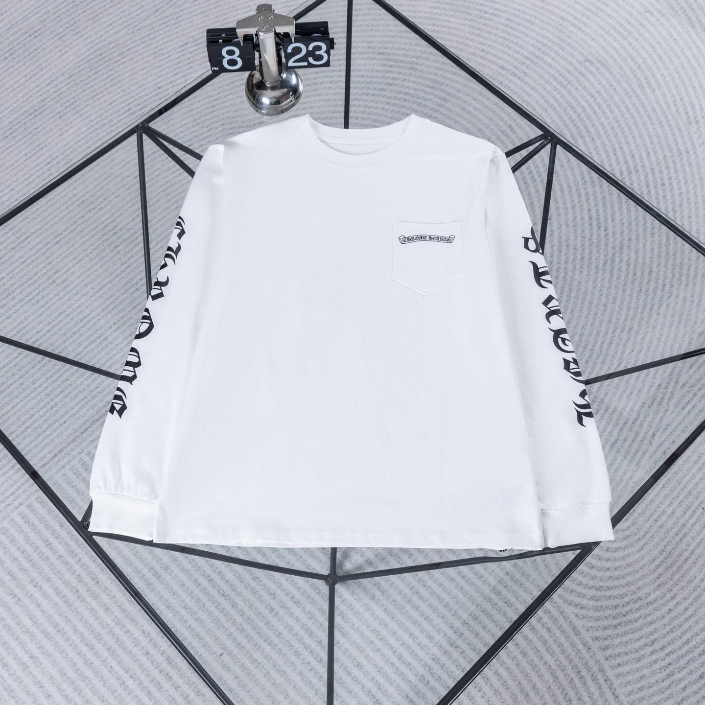 Chrome Hearts Cemetery Long Sleeve T-Shirt  'White' - DesignerGu