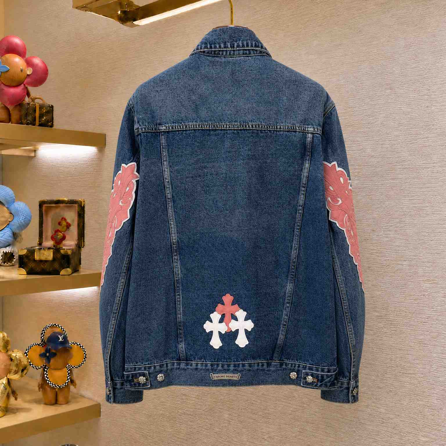 Chrome Hearts Denim Trucker Jacket - DesignerGu