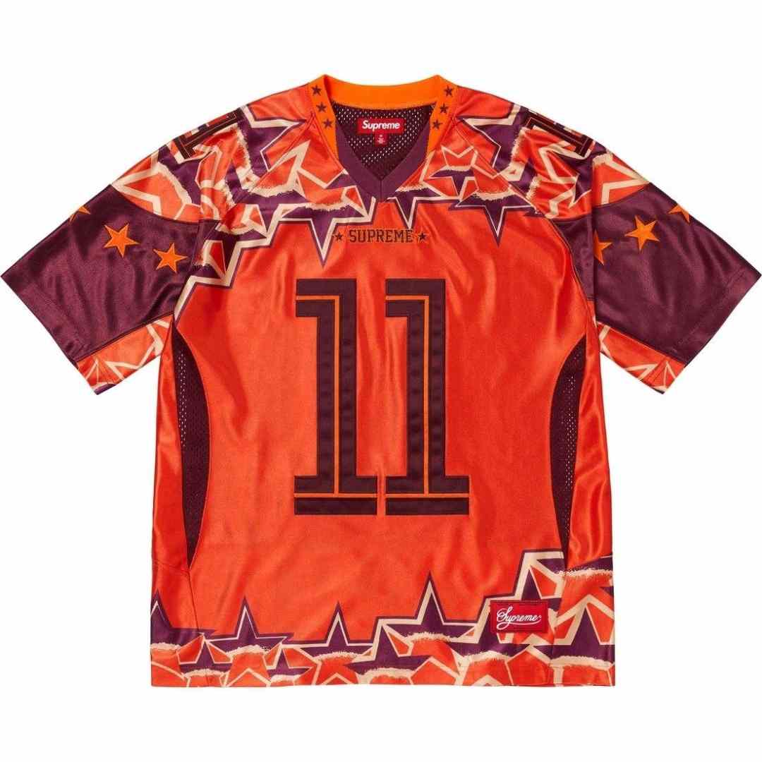 Supreme Stars Football Jersey 'Orange' - DesignerGu