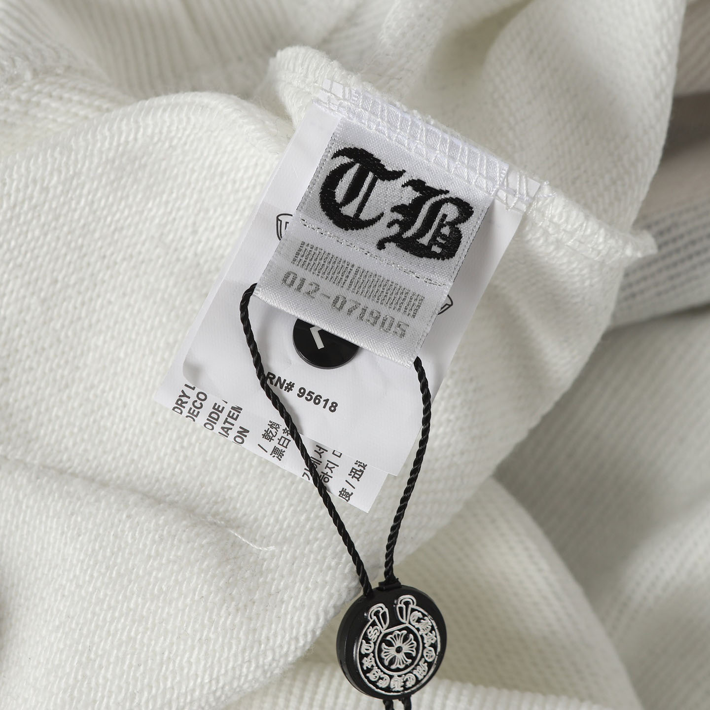 Chrome Hearts Eye Chart Dagger Hoodie 'White' - DesignerGu