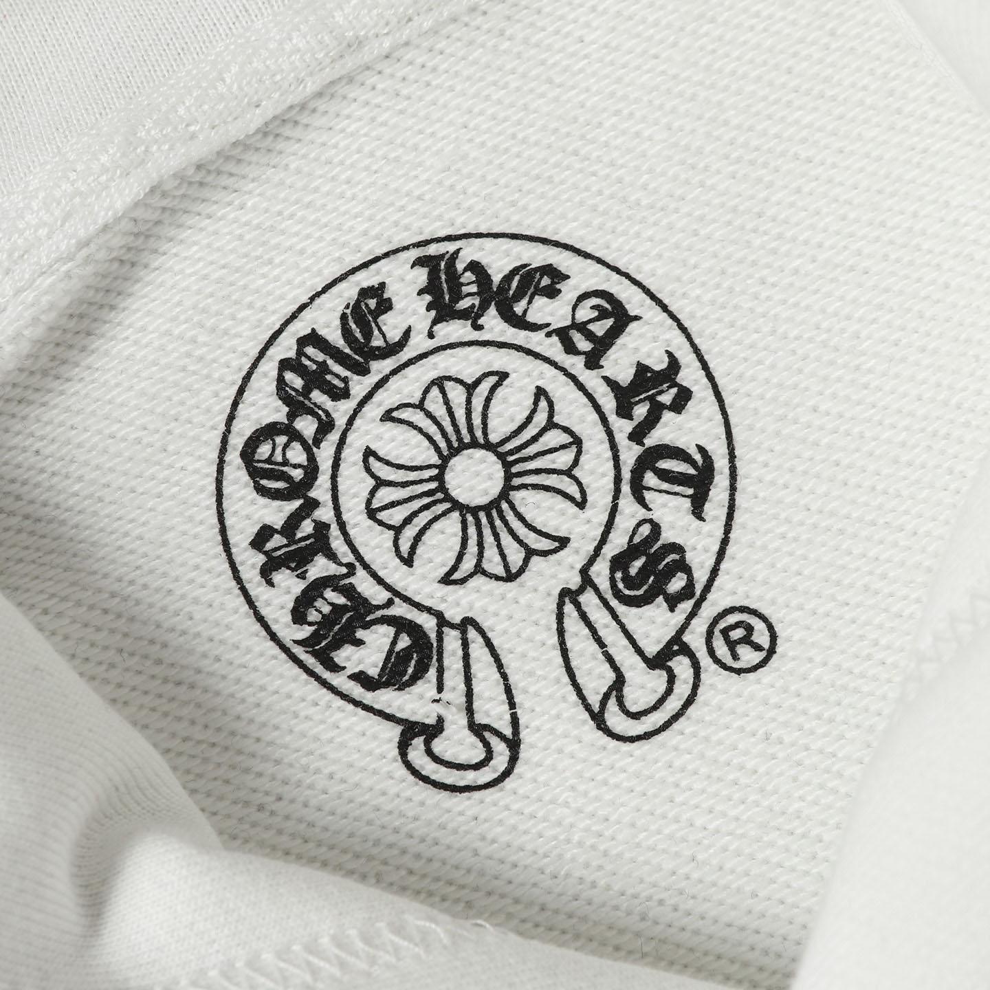 Chrome Hearts Eye Chart Dagger Hoodie 'White' - DesignerGu