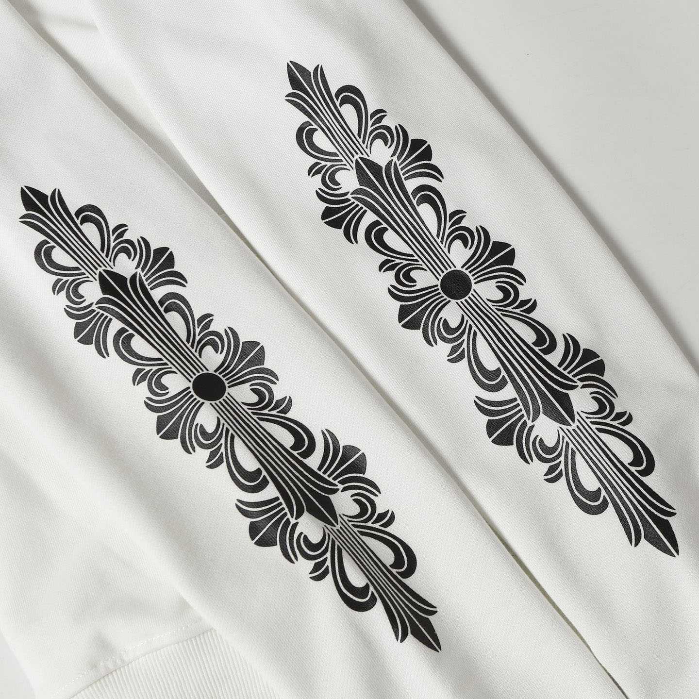 Chrome Hearts Eye Chart Dagger Hoodie 'White' - DesignerGu