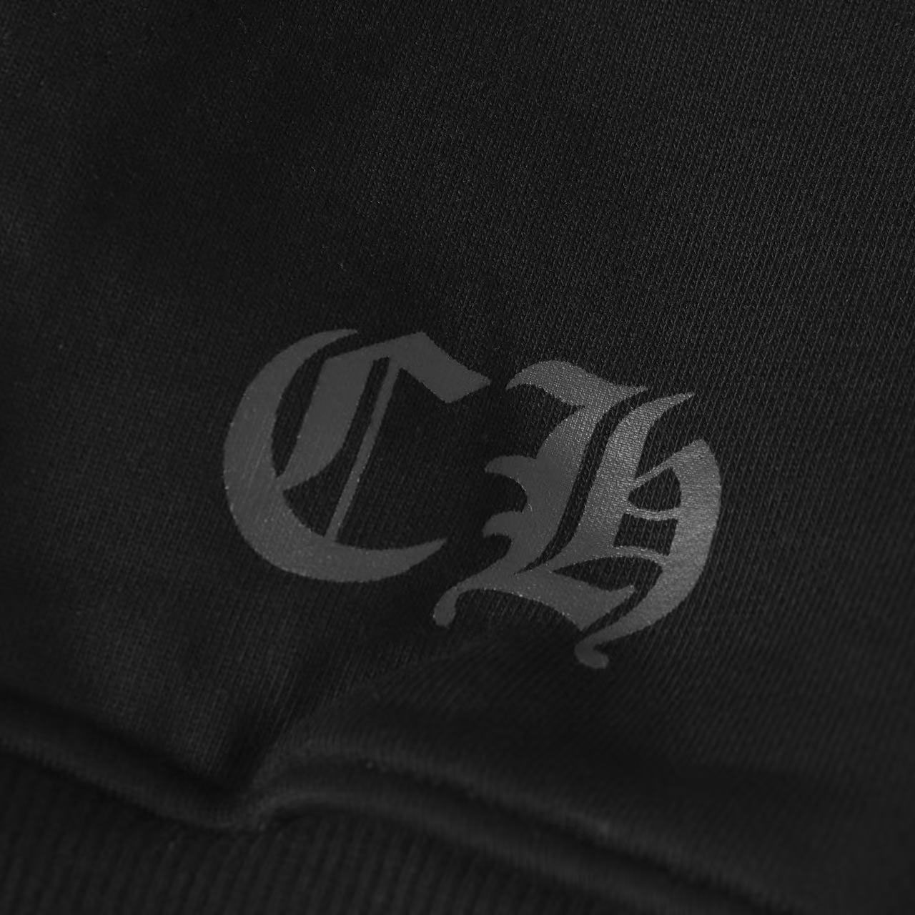 Chrome Hearts Horseshoe Logo Gradient Zip Up Hoodie  'Black' - DesignerGu