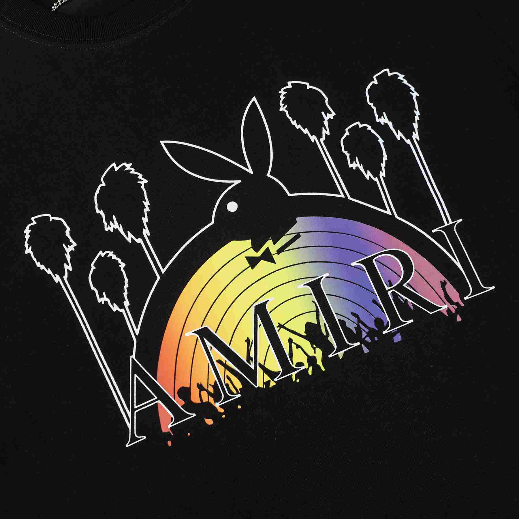 Amiri Playboy Rainbow Tee - DesignerGu