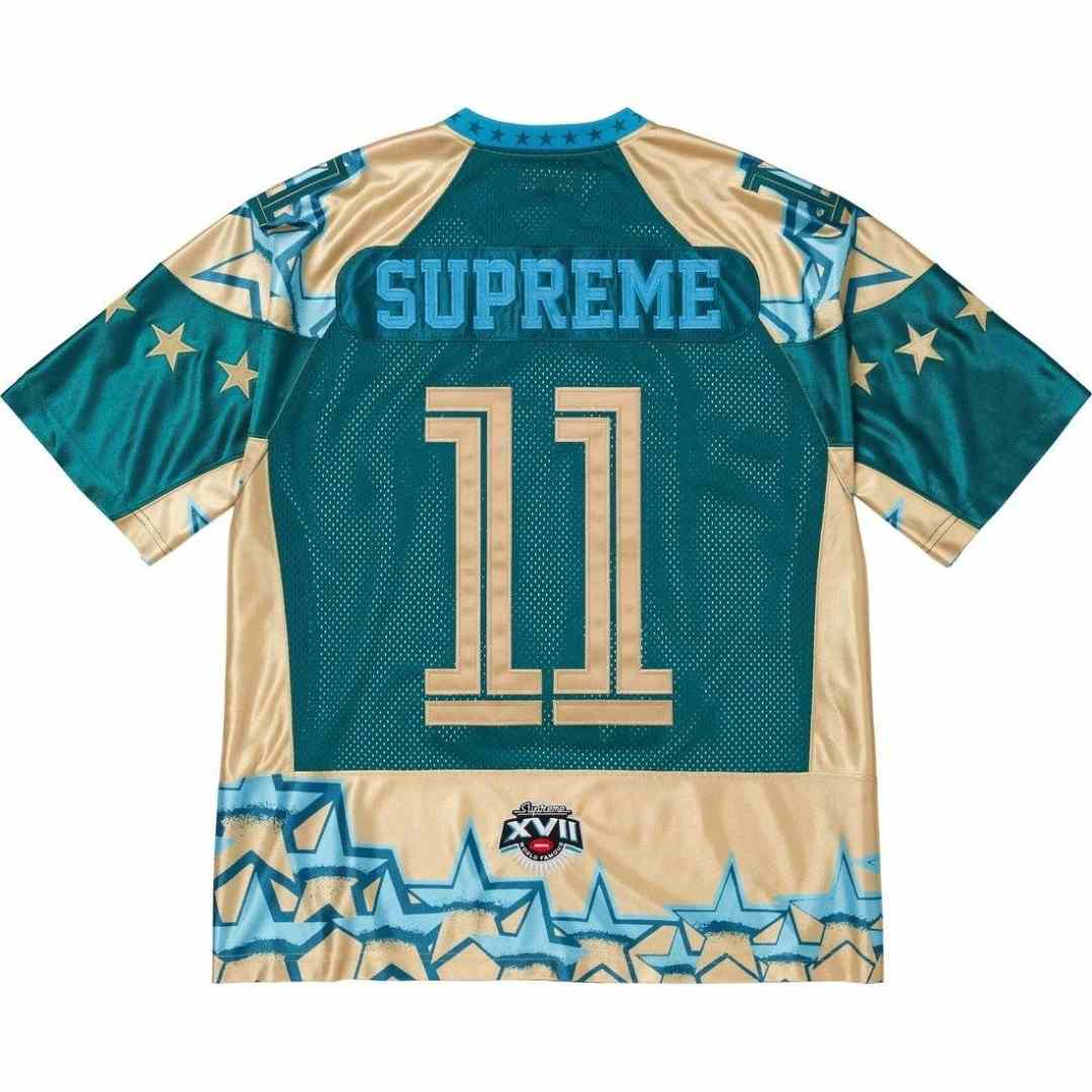 Supreme Stars Football Jersey 'Gold' - DesignerGu