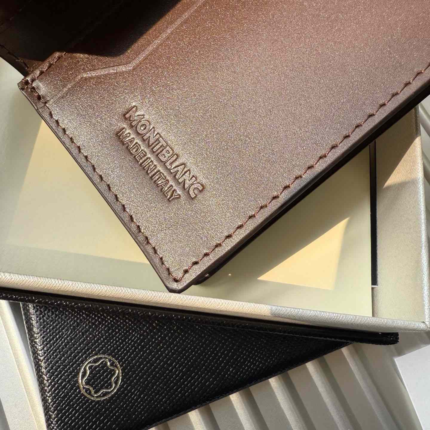 Montblanc Meisterstück Leather 4CC Bifold Cardholder - DesignerGu