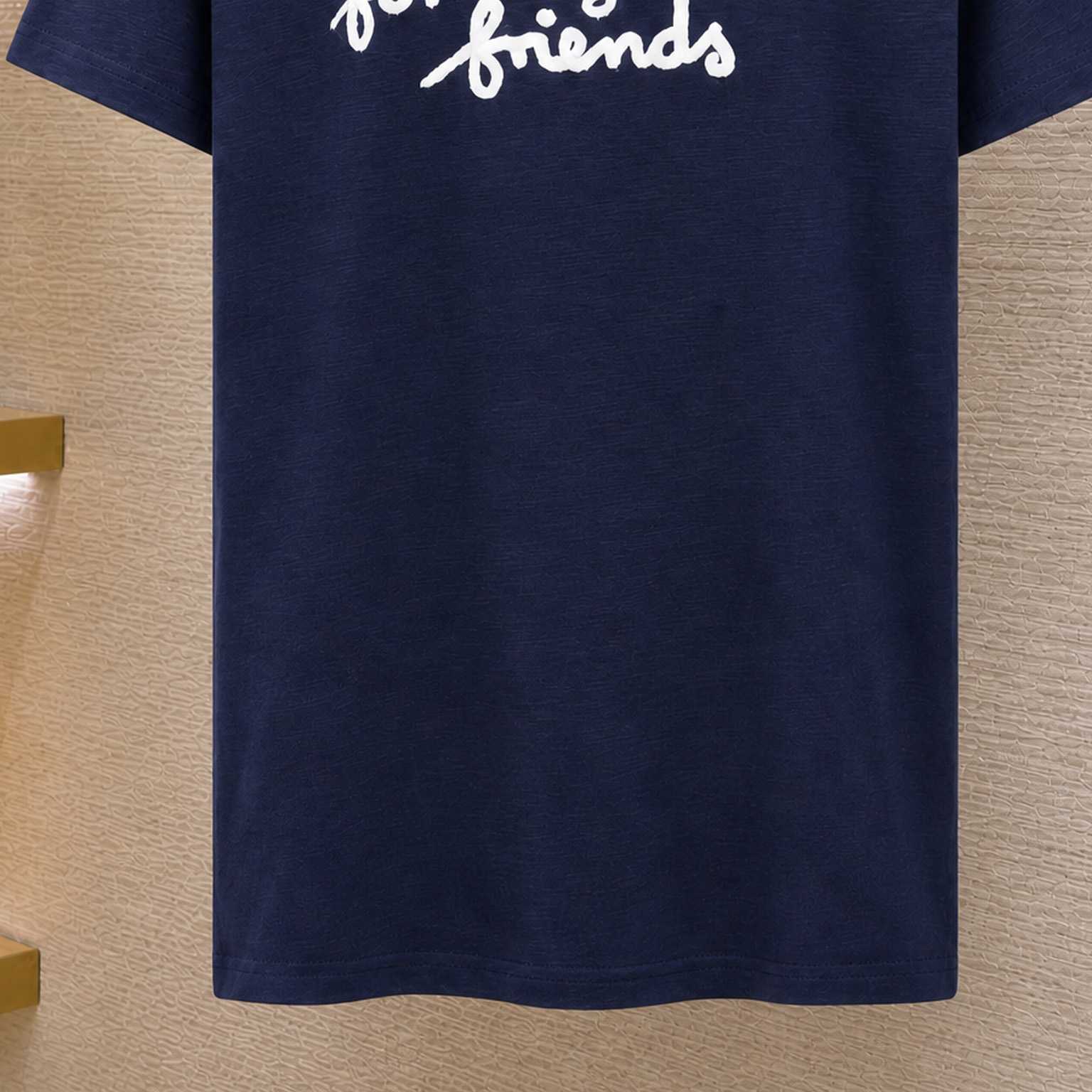 Dior Embroidered Letter Short Sleeve Tee - DesignerGu