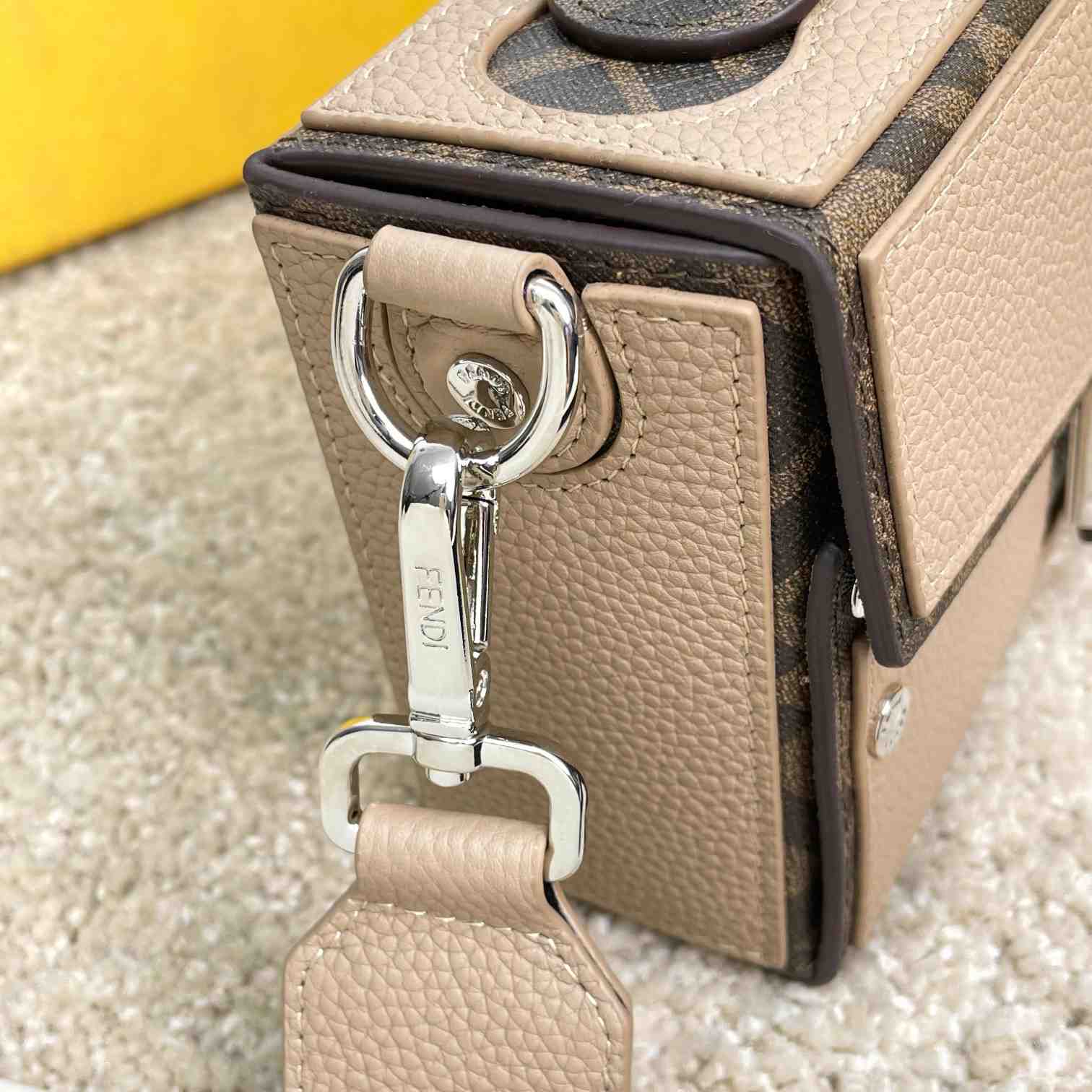 Fendi FF Soft Trunk Baguette - DesignerGu