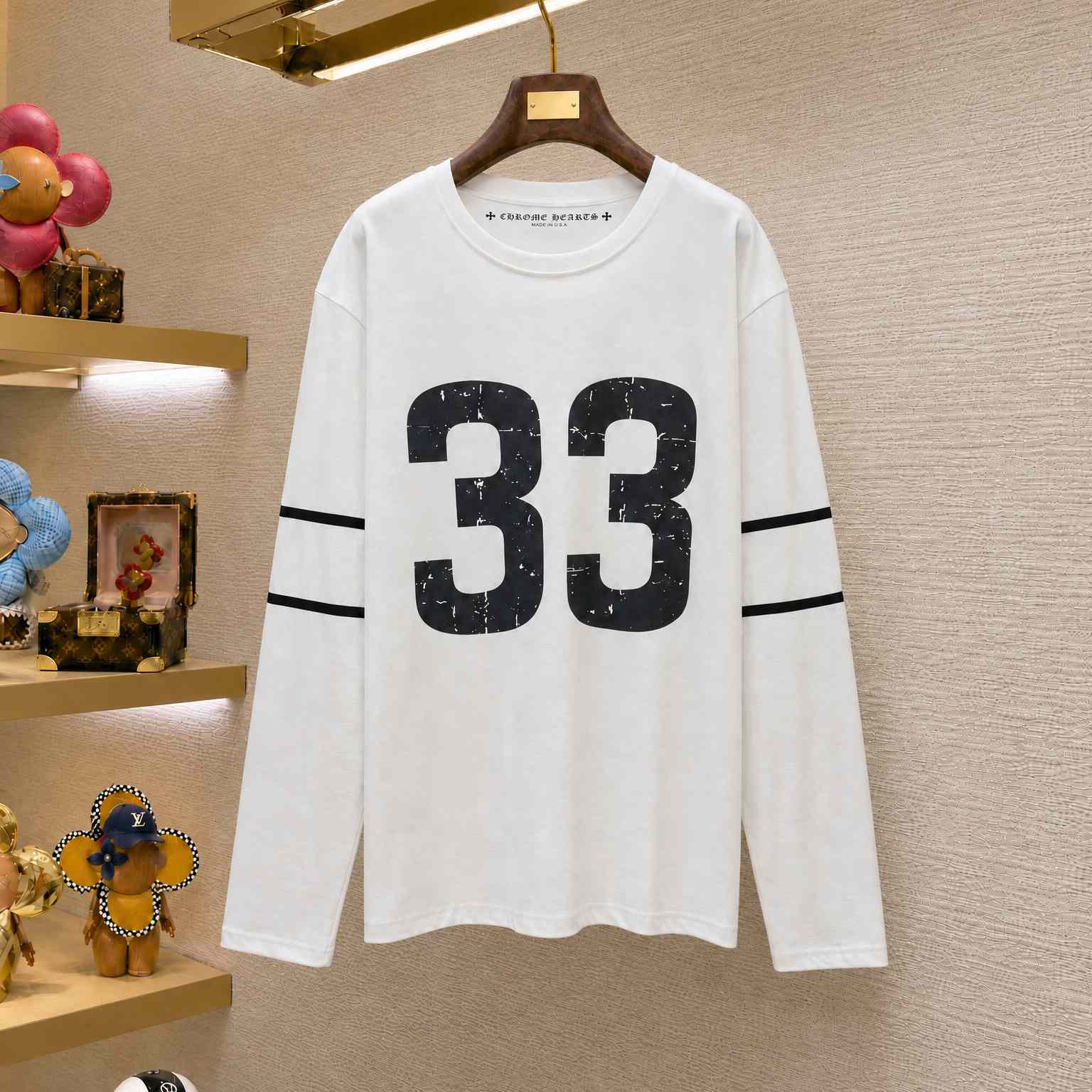 Chrome Hearts #33 Long-Sleeve 'White' - DesignerGu