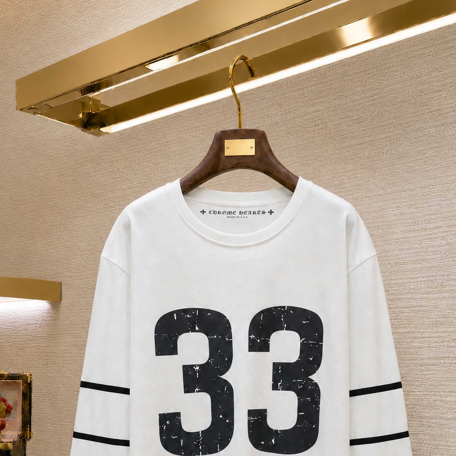 Chrome Hearts #33 Long-Sleeve 'White' - DesignerGu