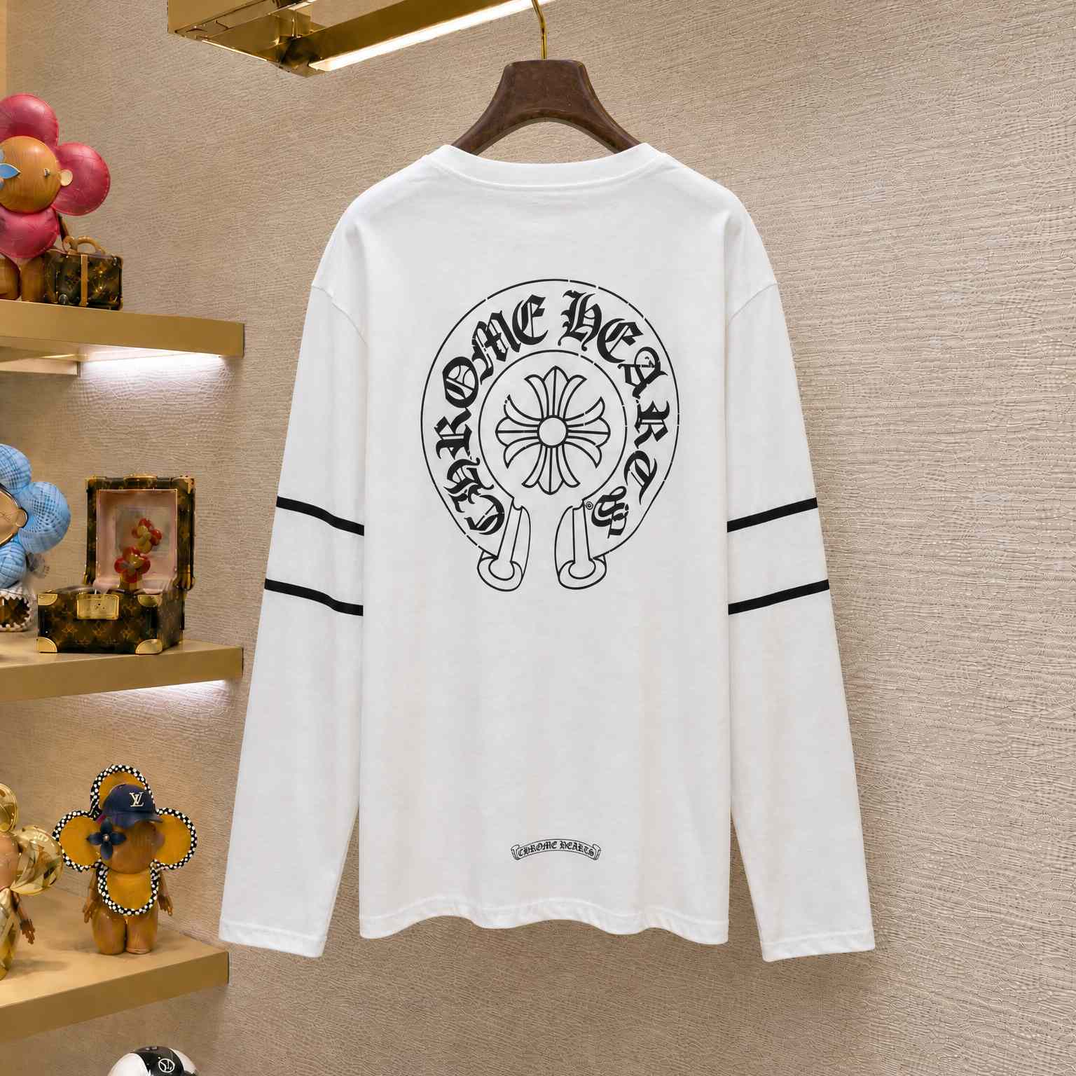 Chrome Hearts #33 Long-Sleeve 'White' - DesignerGu