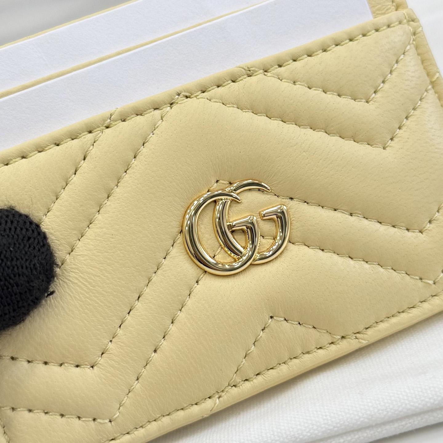 Gucci GG Marmont Card Case 443127 - DesignerGu