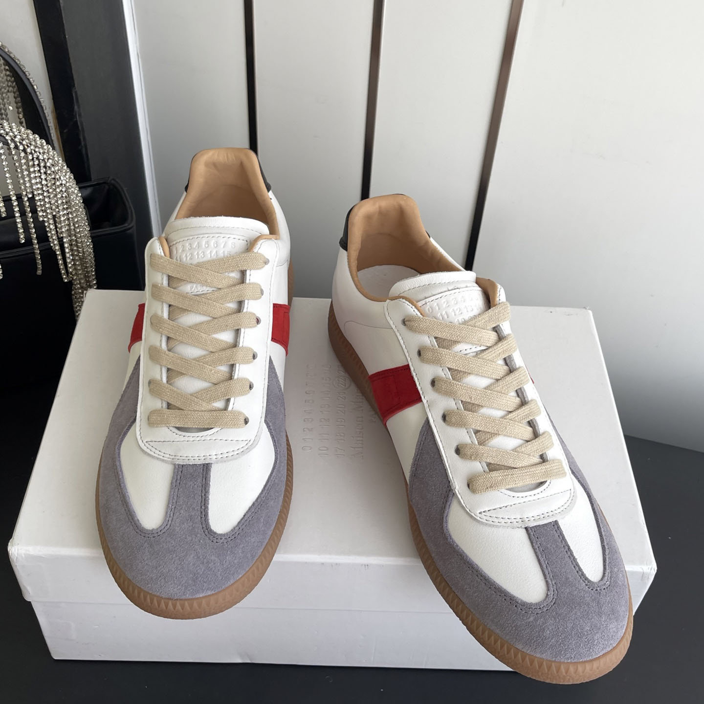 Maison Margiela Multicolor Colorblock Replica Sneakers - DesignerGu