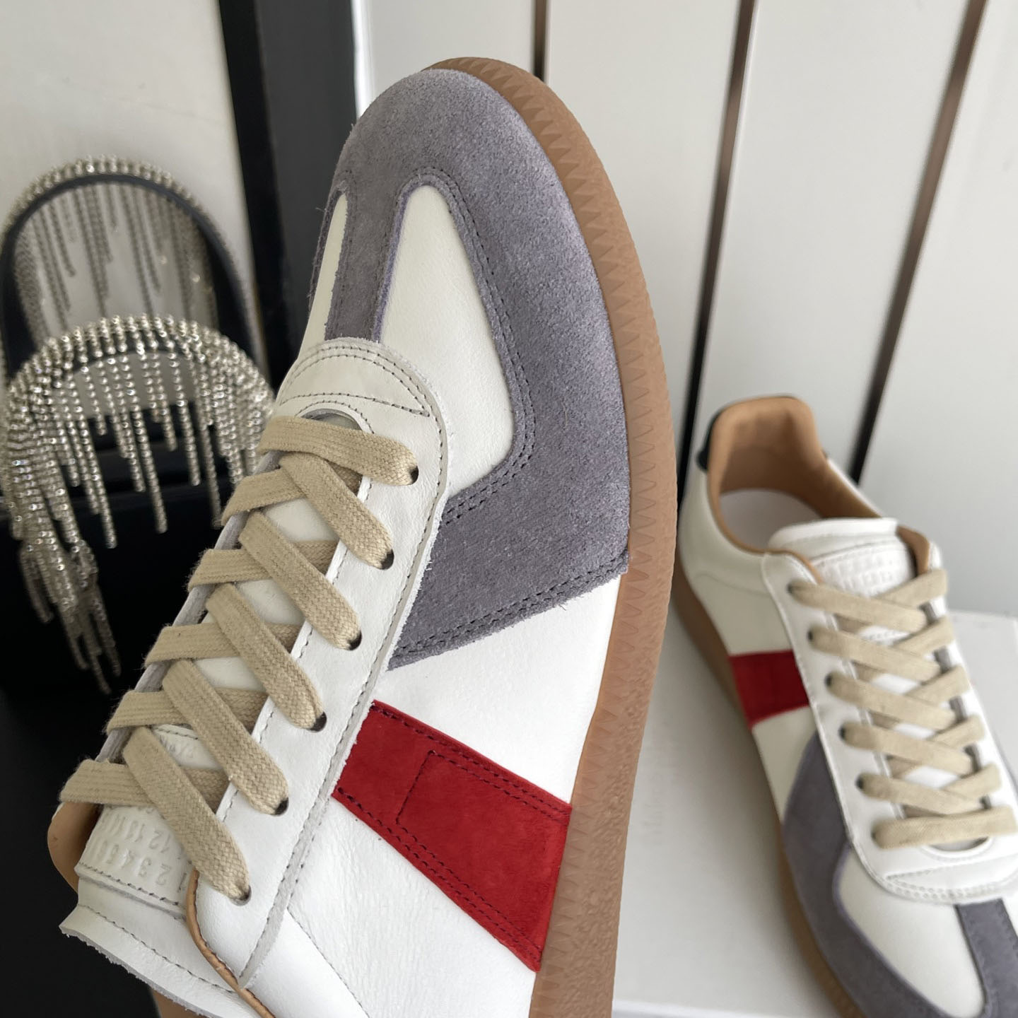 Maison Margiela Multicolor Colorblock Replica Sneakers - DesignerGu