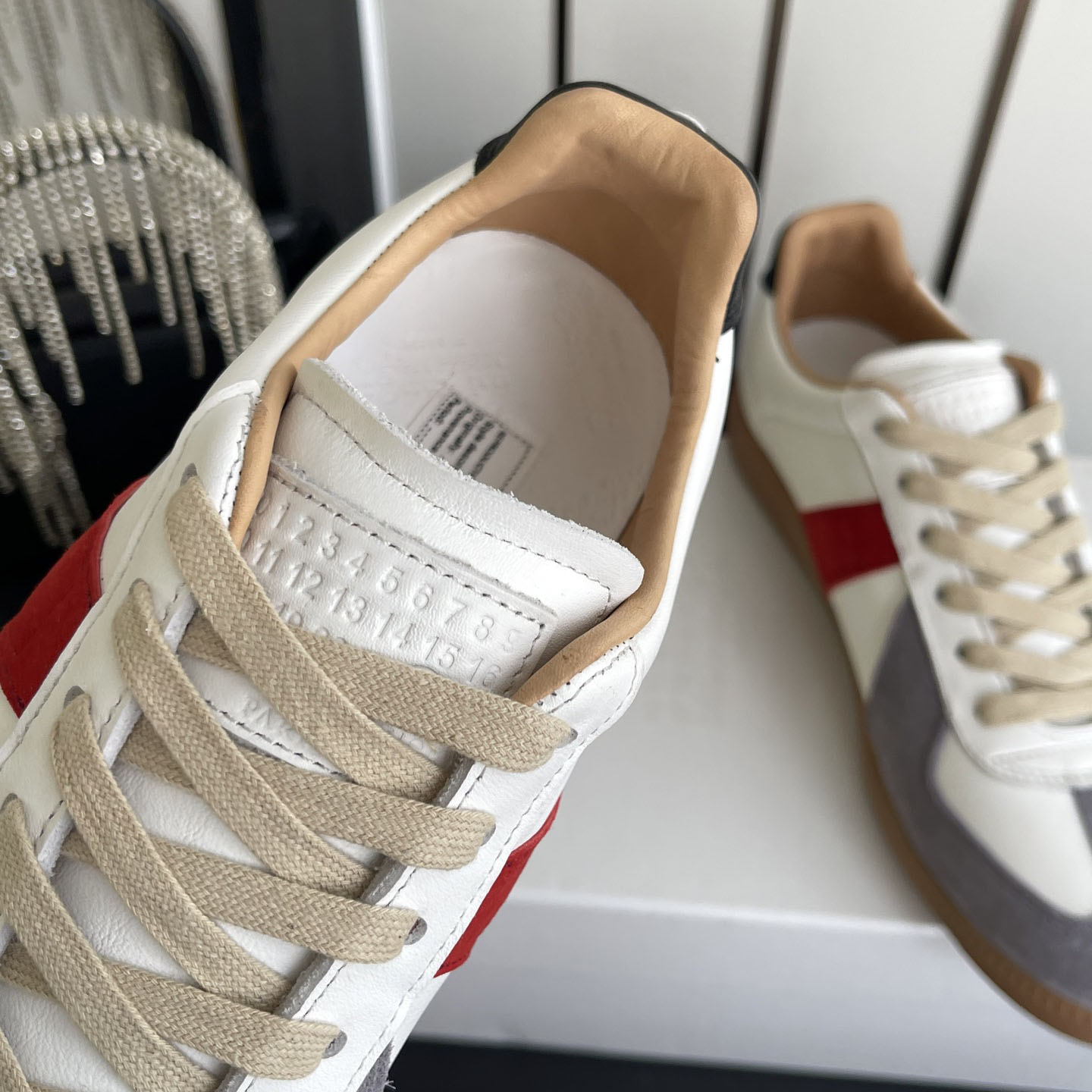 Maison Margiela Multicolor Colorblock Replica Sneakers - DesignerGu