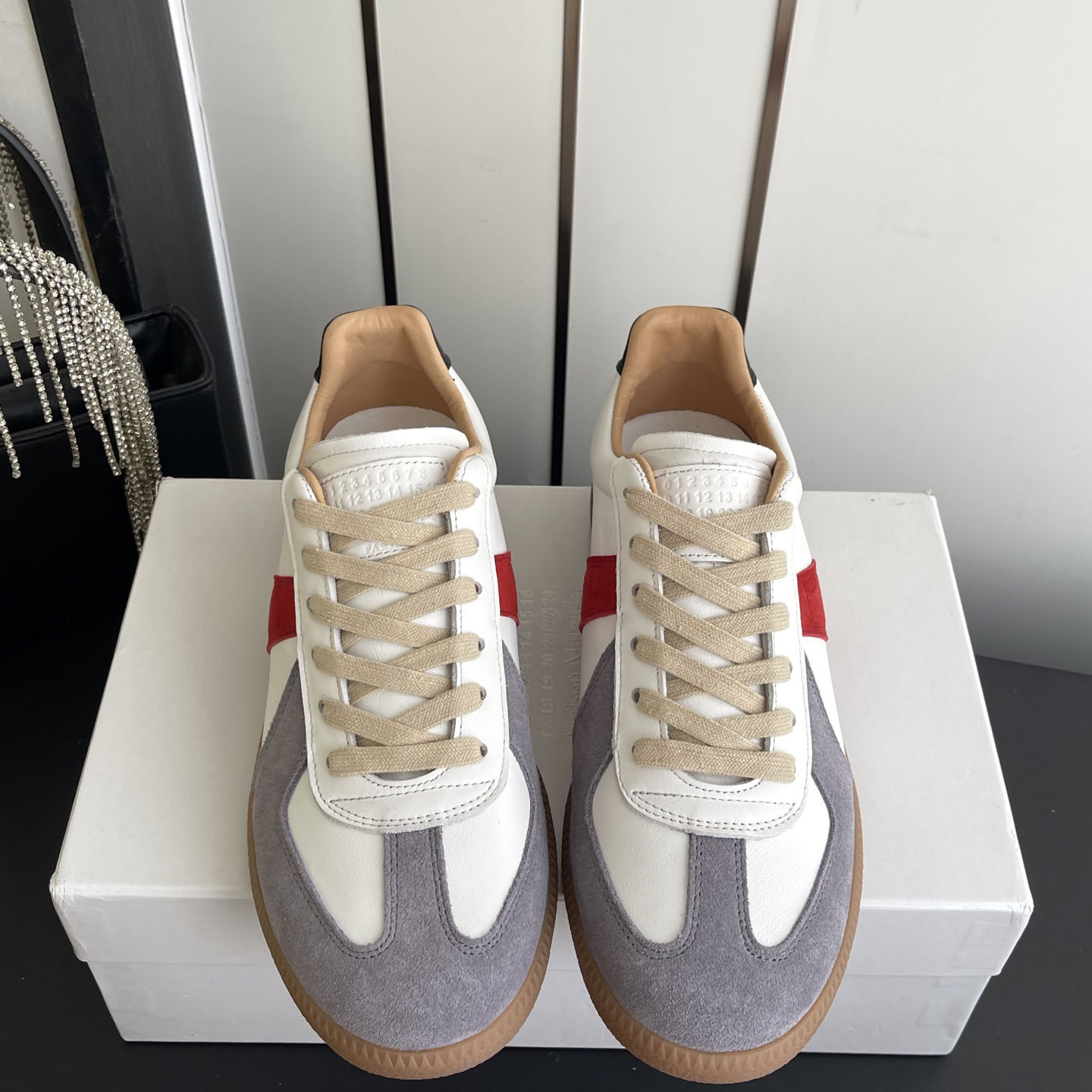 Maison Margiela Multicolor Colorblock Replica Sneakers - DesignerGu