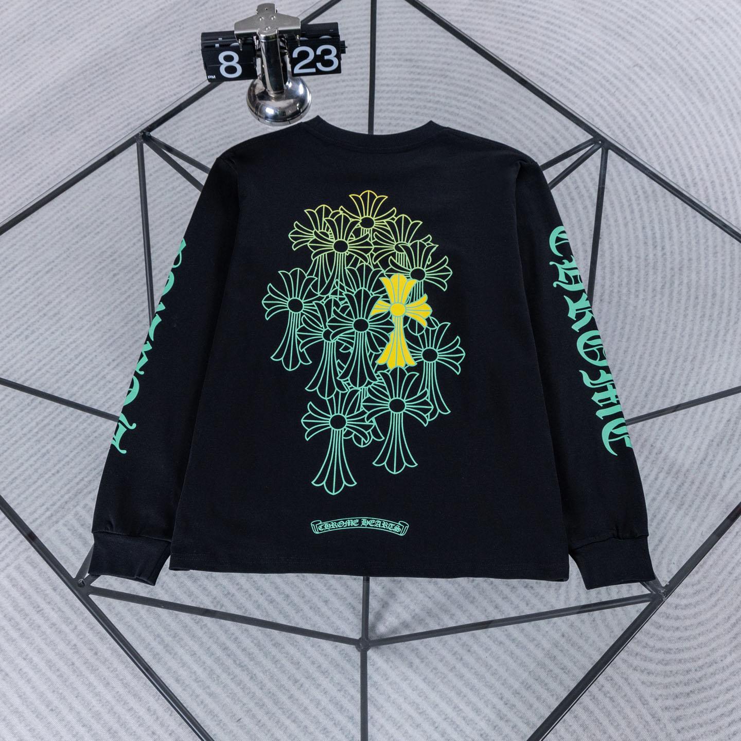 Chrome Hearts Cemetery Long Sleeve T-Shirt  'Black' - DesignerGu