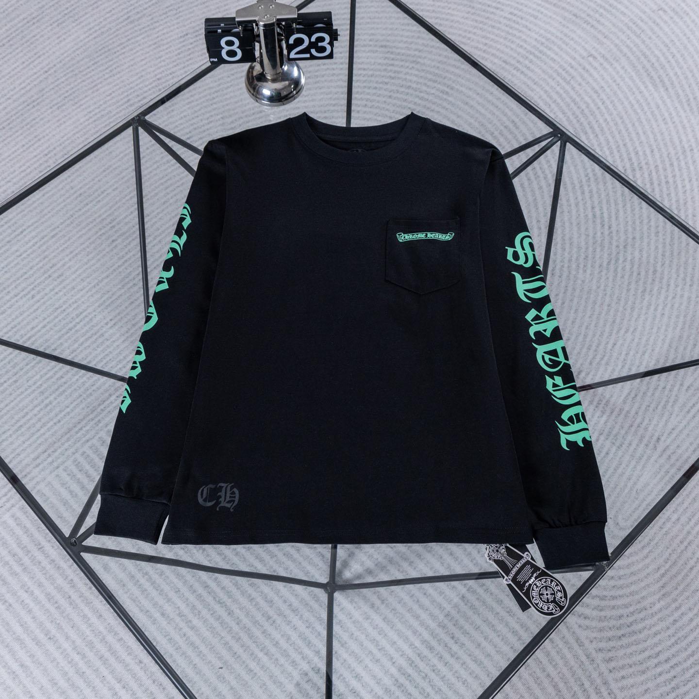 Chrome Hearts Cemetery Long Sleeve T-Shirt  'Black' - DesignerGu