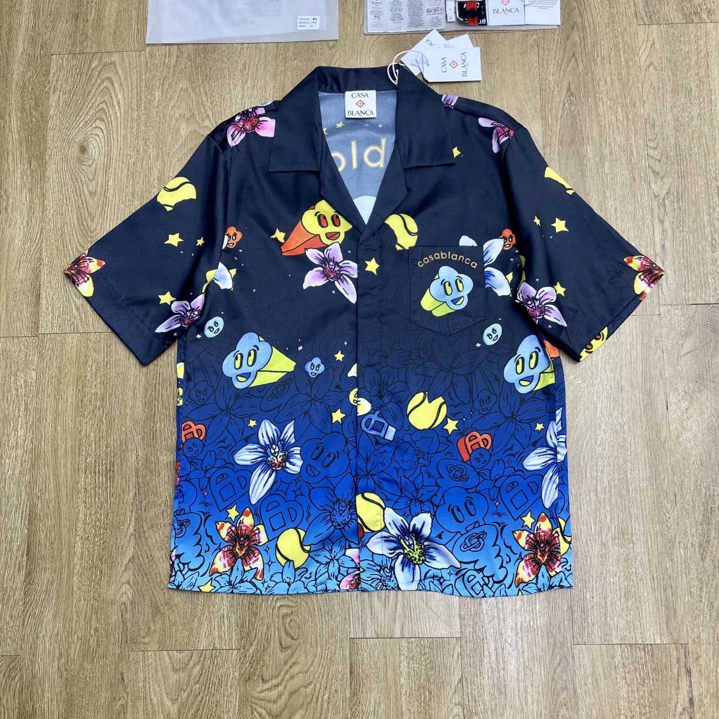 Casablanca Floral Print Shirt CA3593 - DesignerGu