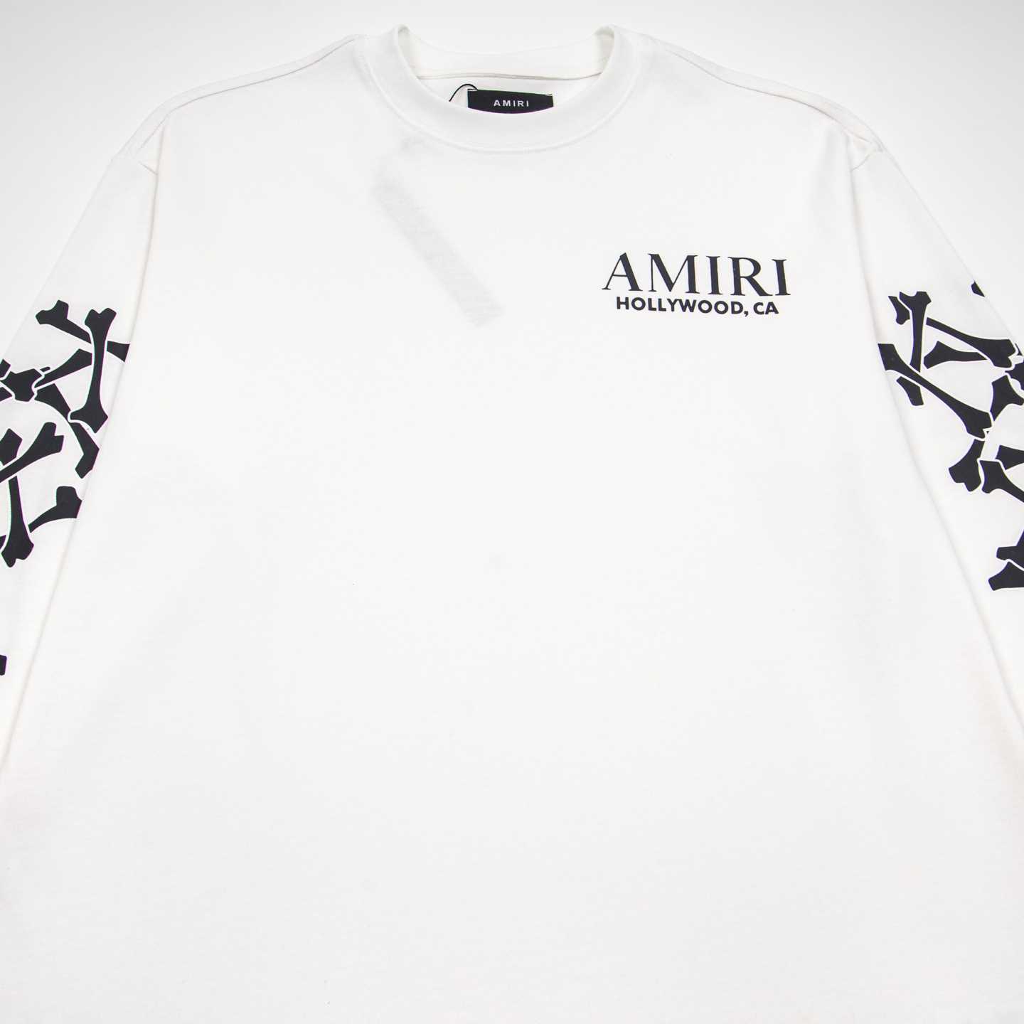 Amiri CottonBones Stacked Long Sleeve T-shirt 'White' - DesignerGu