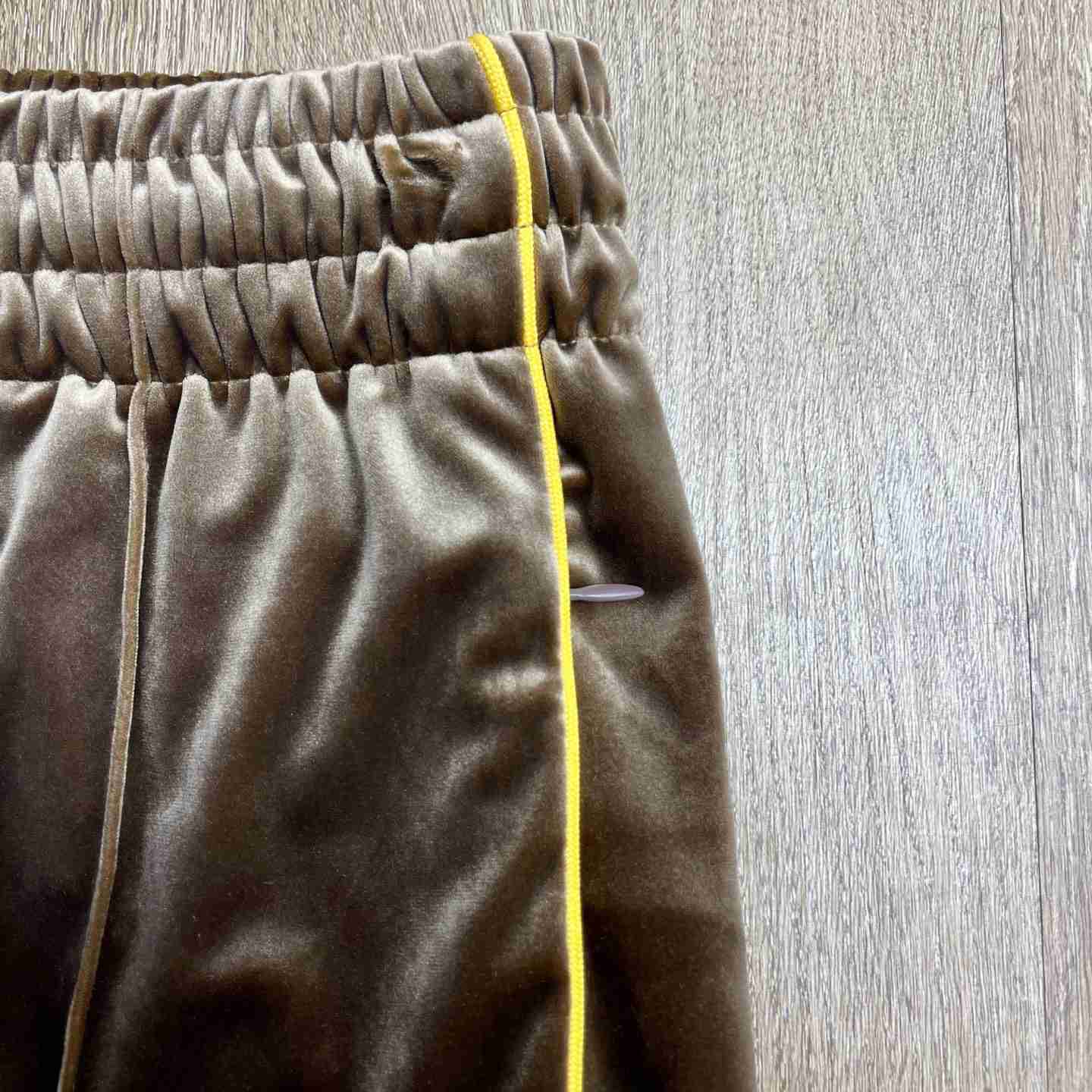 Casablanca Dark Brown Velour Track Pants C1176 - DesignerGu