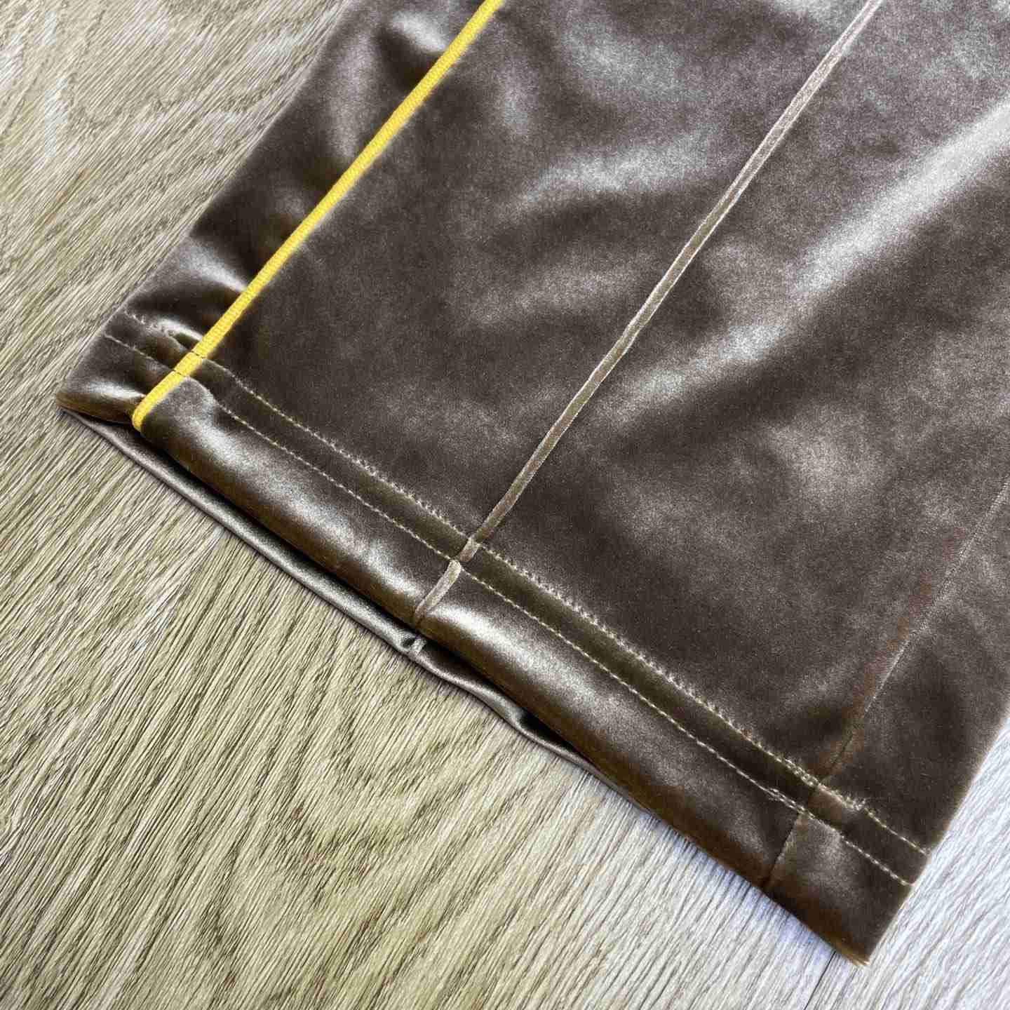 Casablanca Dark Brown Velour Track Pants C1176 - DesignerGu