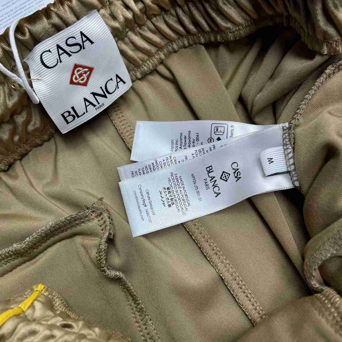 Casablanca Dark Brown Velour Track Pants C1176 - DesignerGu