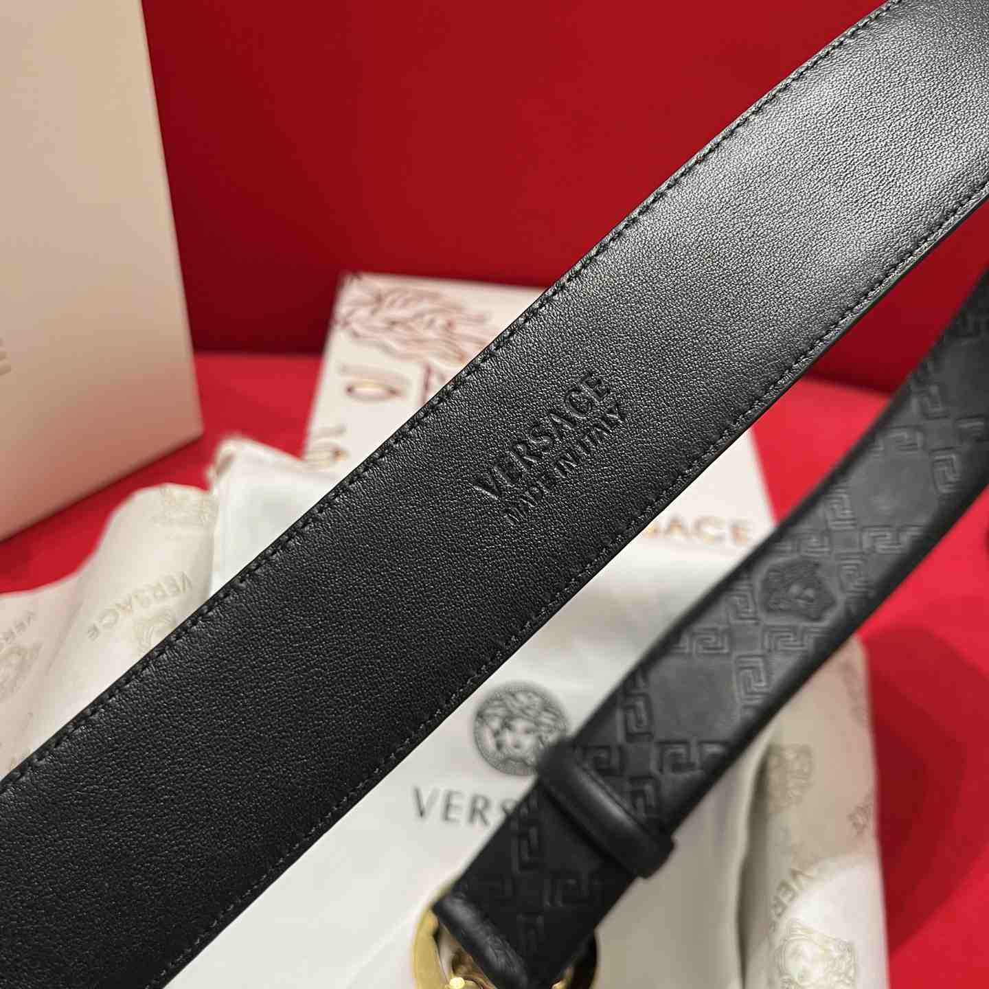 Versace Leather Belt   - DesignerGu